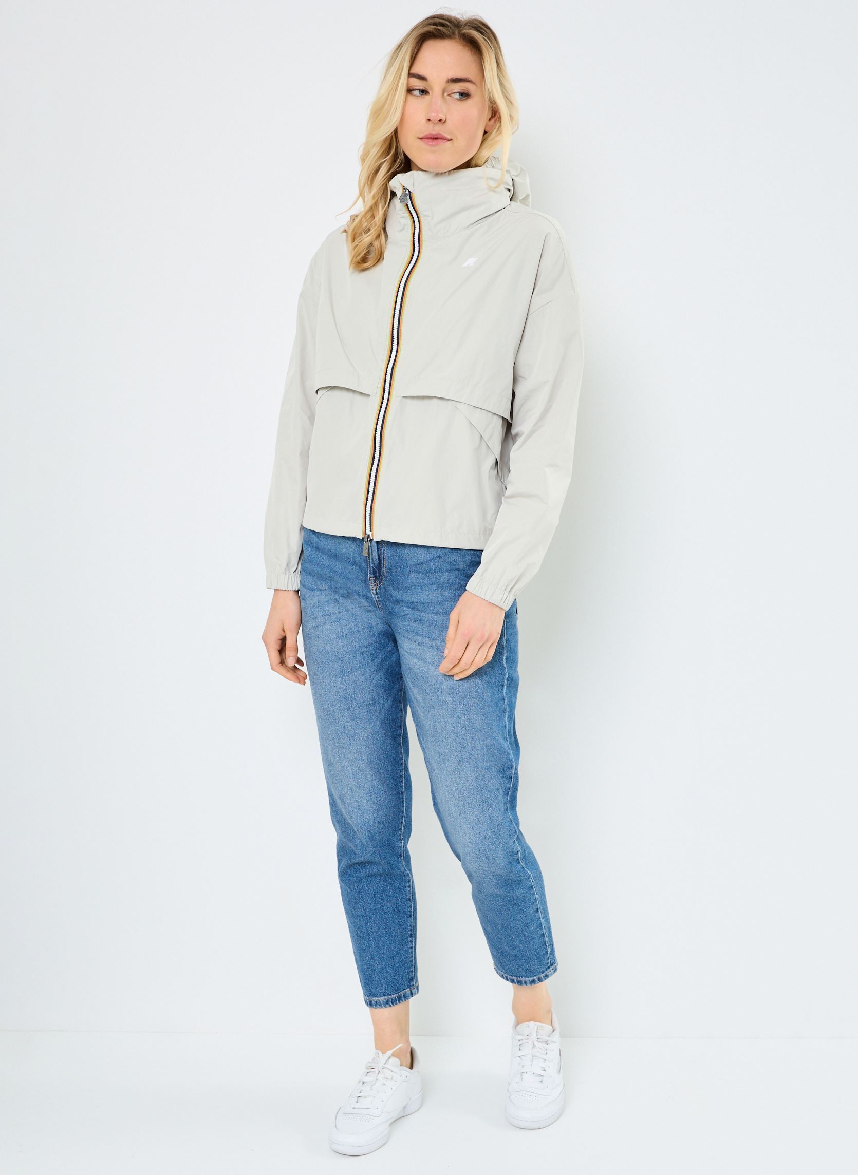 Regenjassen AUBETTE MEMORY TOUCH dames beige K-Way Regenjassen AUBETTE MEMORY TOUCH dames beige BEIGE LT