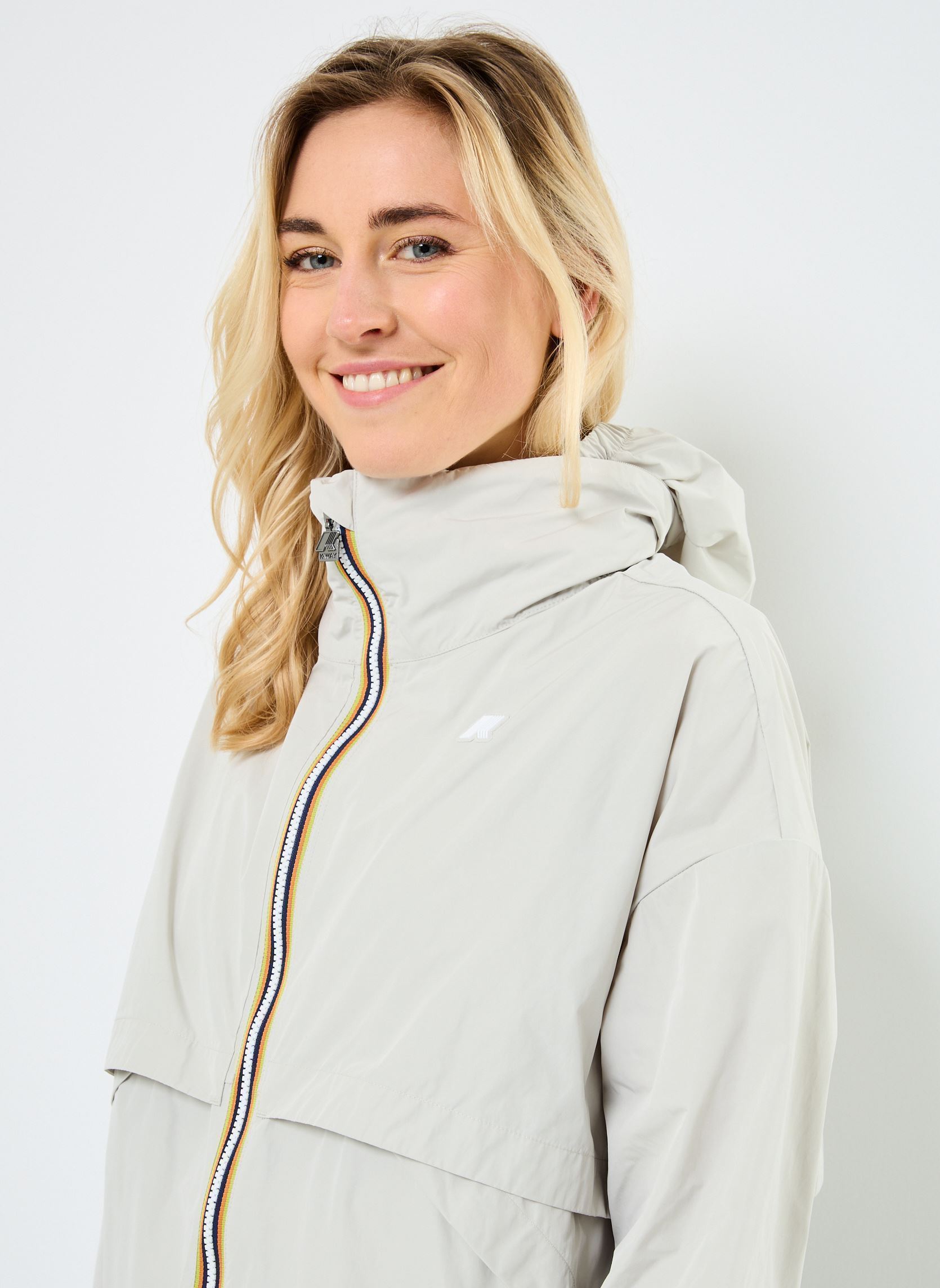 Regenjassen AUBETTE MEMORY TOUCH dames beige K-Way Regenjassen AUBETTE MEMORY TOUCH dames beige BEIGE LT