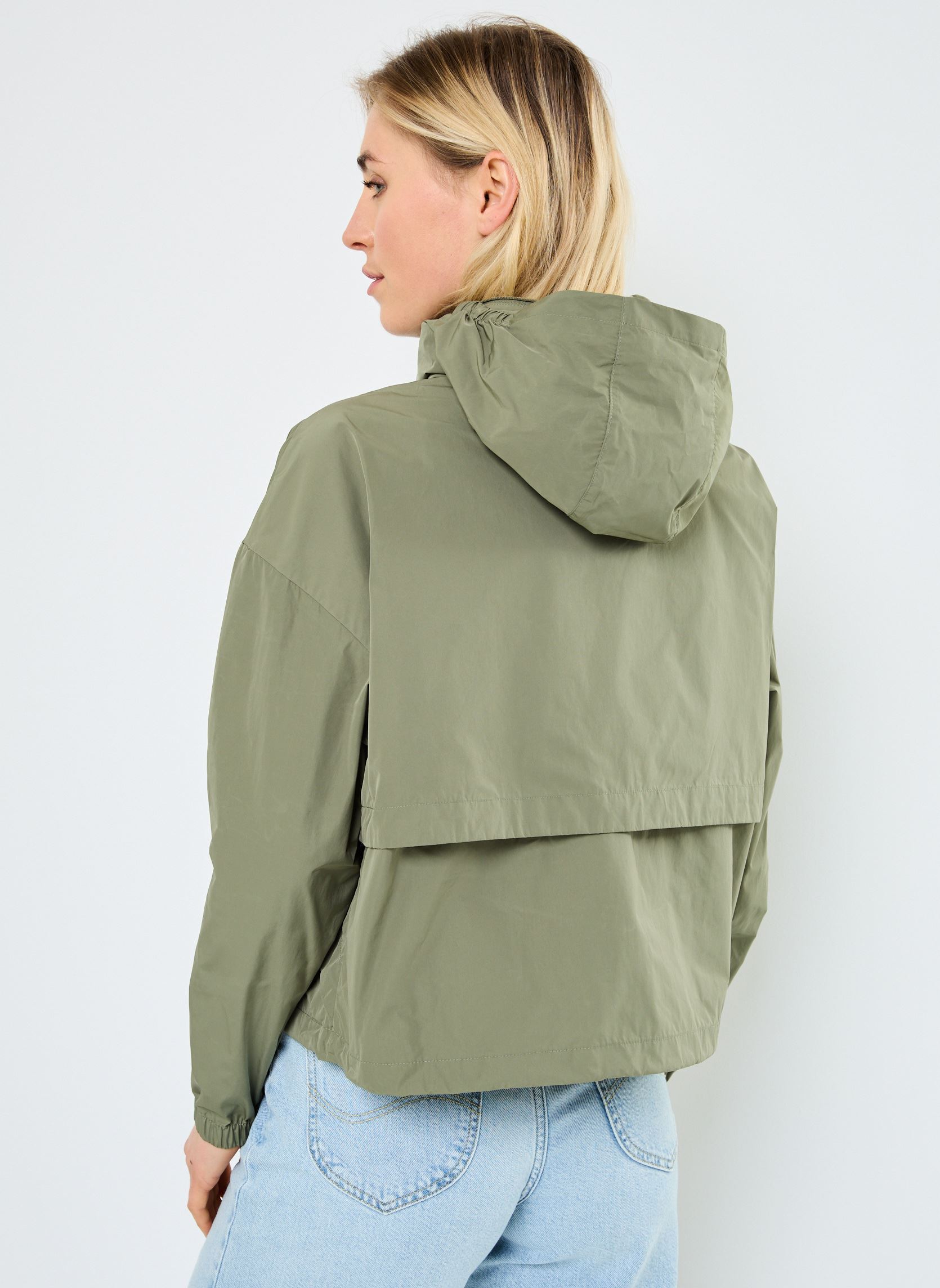 Regenjassen AUBETTE MEMORY TOUCH dames groen K-Way Regenjassen AUBETTE MEMORY TOUCH dames groen GREEN LICHEN