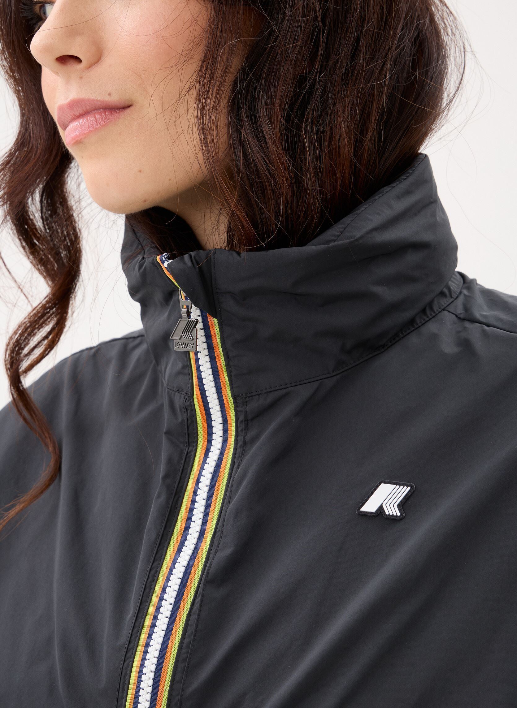 Regenjassen AUBETTE MEMORY TOUCH dames zwart K-Way Regenjassen AUBETTE MEMORY TOUCH dames zwart BLACK PURE