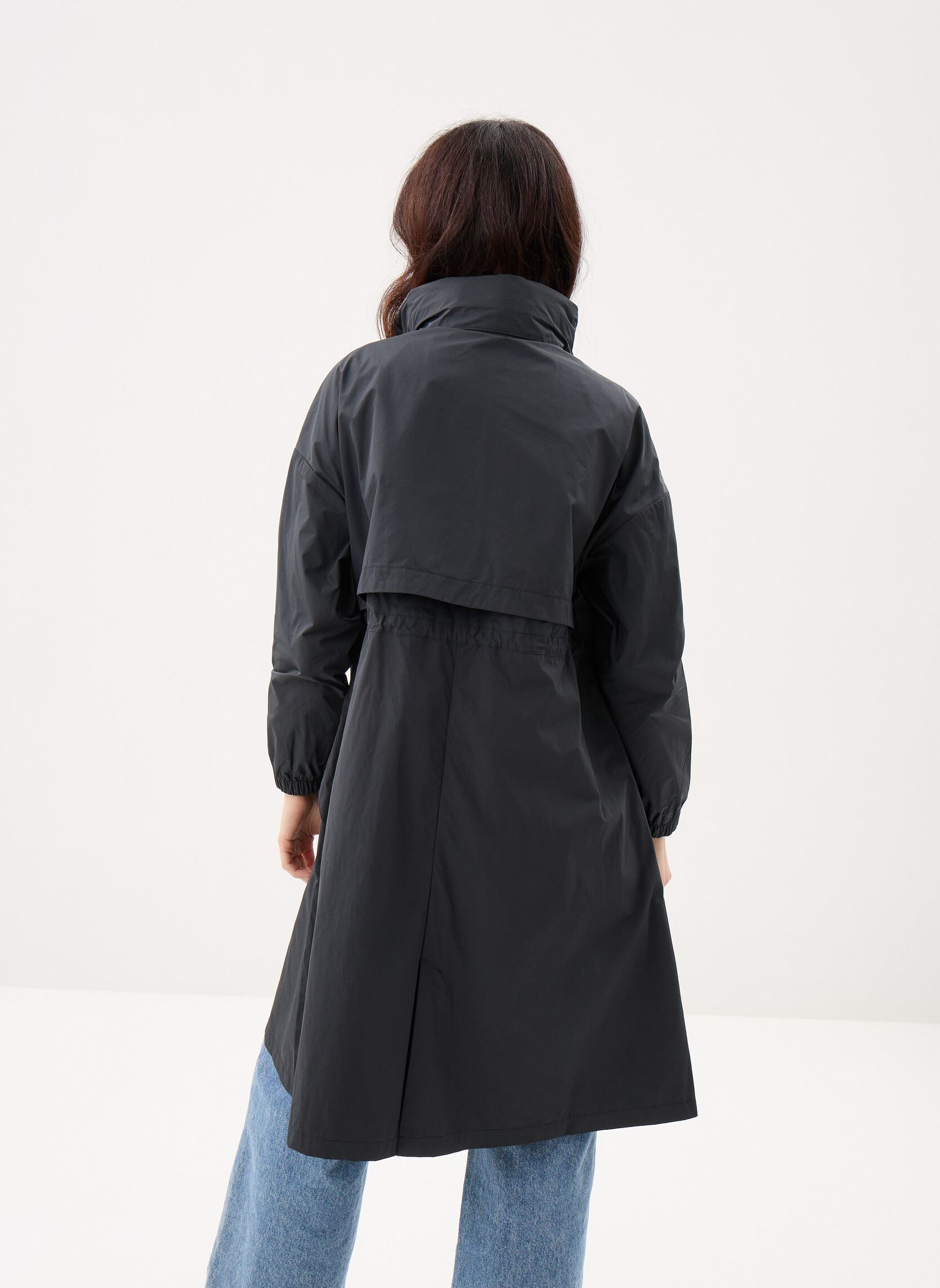 Trenchcoats AUBE MEMORY TOUCH dames zwart K-Way Trenchcoats AUBE MEMORY TOUCH dames zwart BLACK PURE