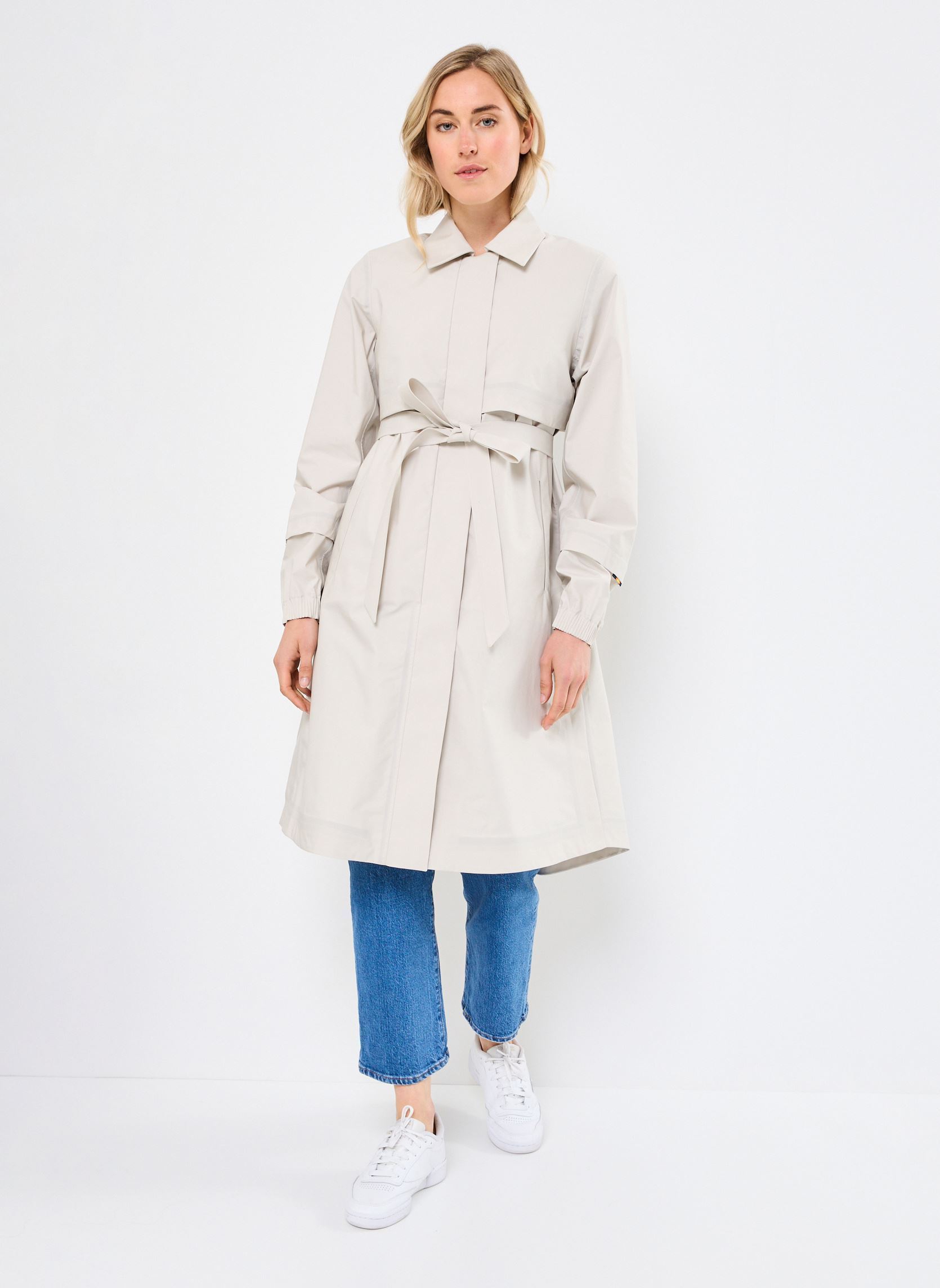 Trenchcoats JESY 3L POPLIN damen beige K-Way Trenchcoats JESY 3L POPLIN damen beige BEIGE LT - WHITE