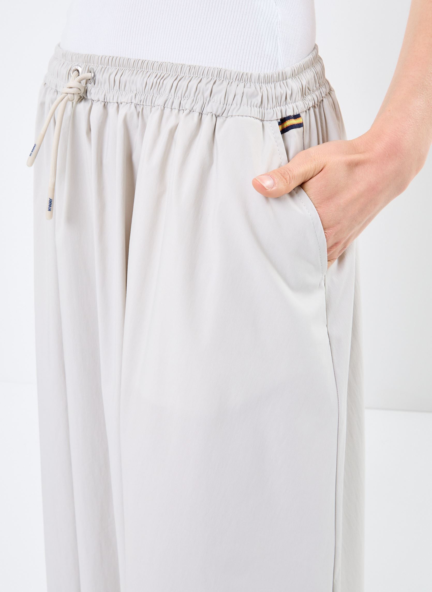 Jupes mi-longues MOSELLA LIGHT POPLIN TECH femme beige K-Way Jupes mi-longues MOSELLA LIGHT POPLIN TECH femme beige BEIGE LT