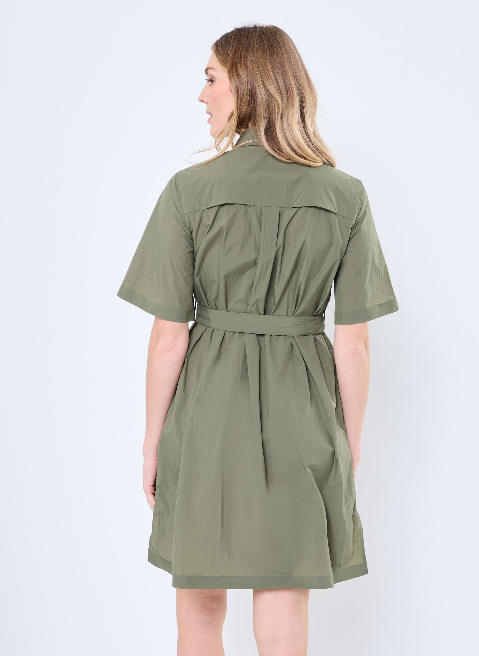 Robes Chemise LIZY femme vert K-Way Robes Chemise LIZY femme vert GREEN LICHEN