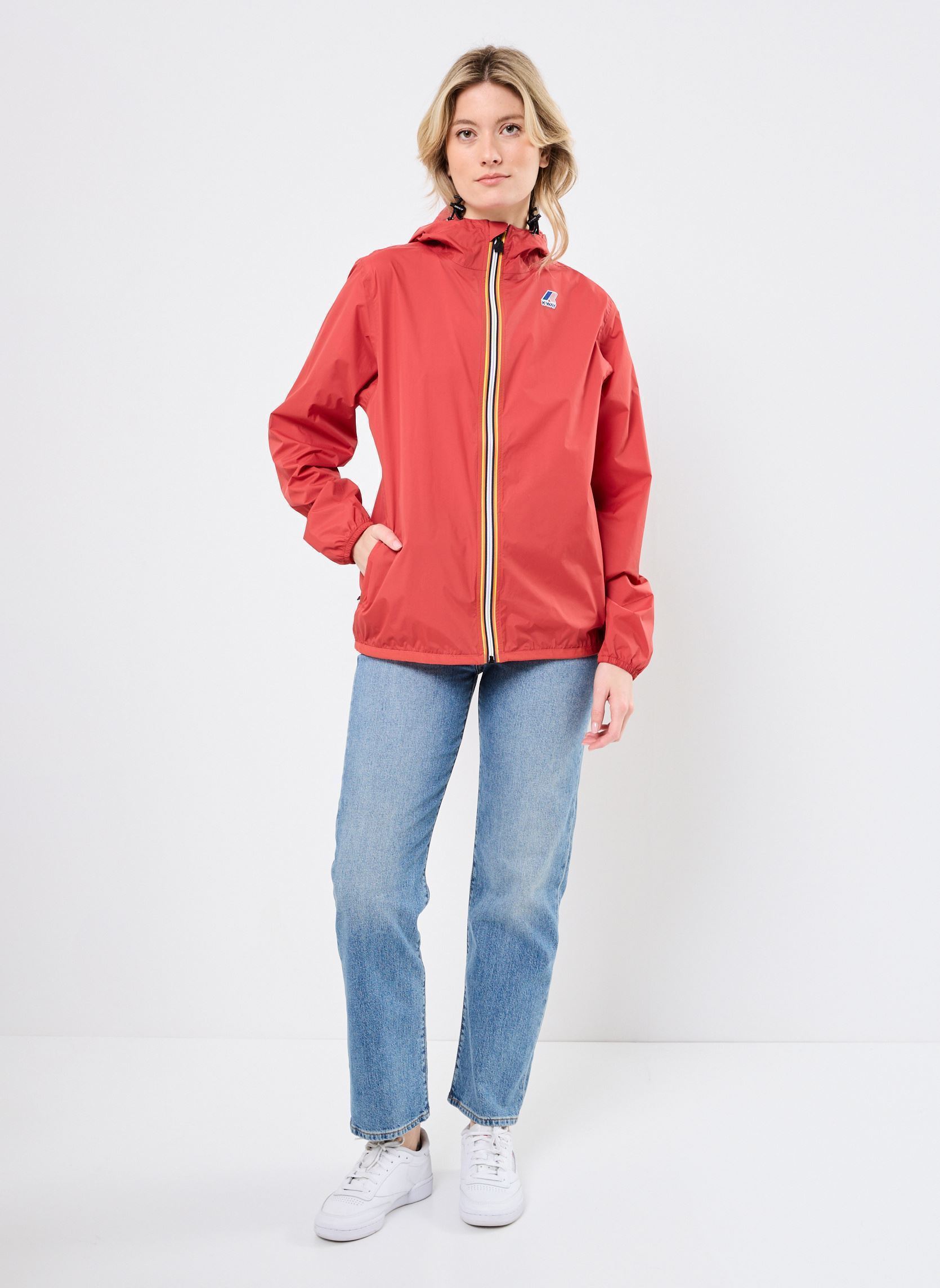 Vestes imperméable LE VRAI 4.0 CLAUDE - Unisexe rouge K-Way Vestes imperméable LE VRAI 4.0 CLAUDE - Unisexe rouge RED JASPER