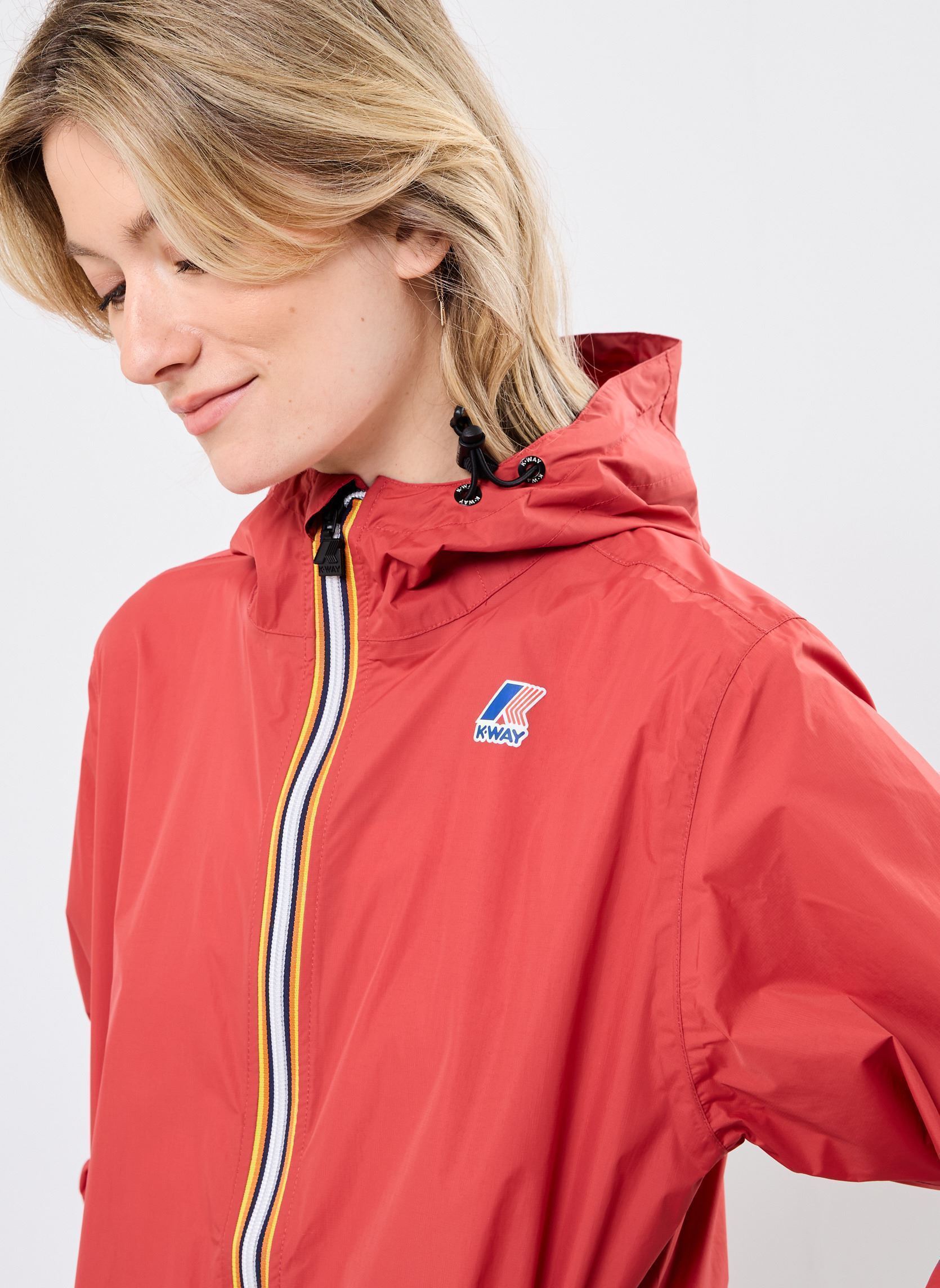 Vestes imperméable LE VRAI 4.0 CLAUDE - Unisexe rouge K-Way Vestes imperméable LE VRAI 4.0 CLAUDE - Unisexe rouge RED JASPER