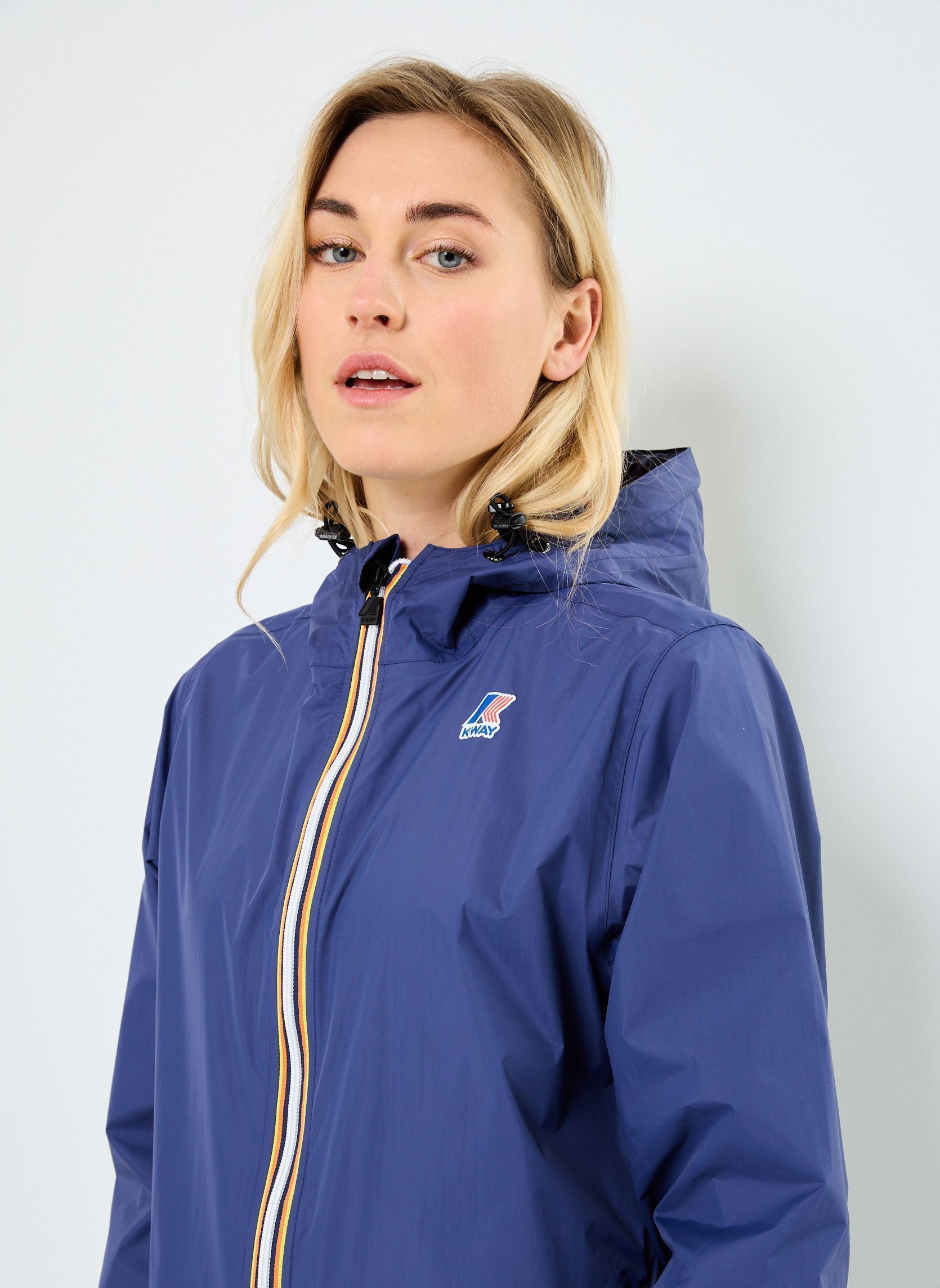 Regenjacken LE VRAI 4.0 CLAUDE - Unisexe blau K-Way Regenjacken LE VRAI 4.0 CLAUDE - Unisexe blau BLUE DEEP COBALT