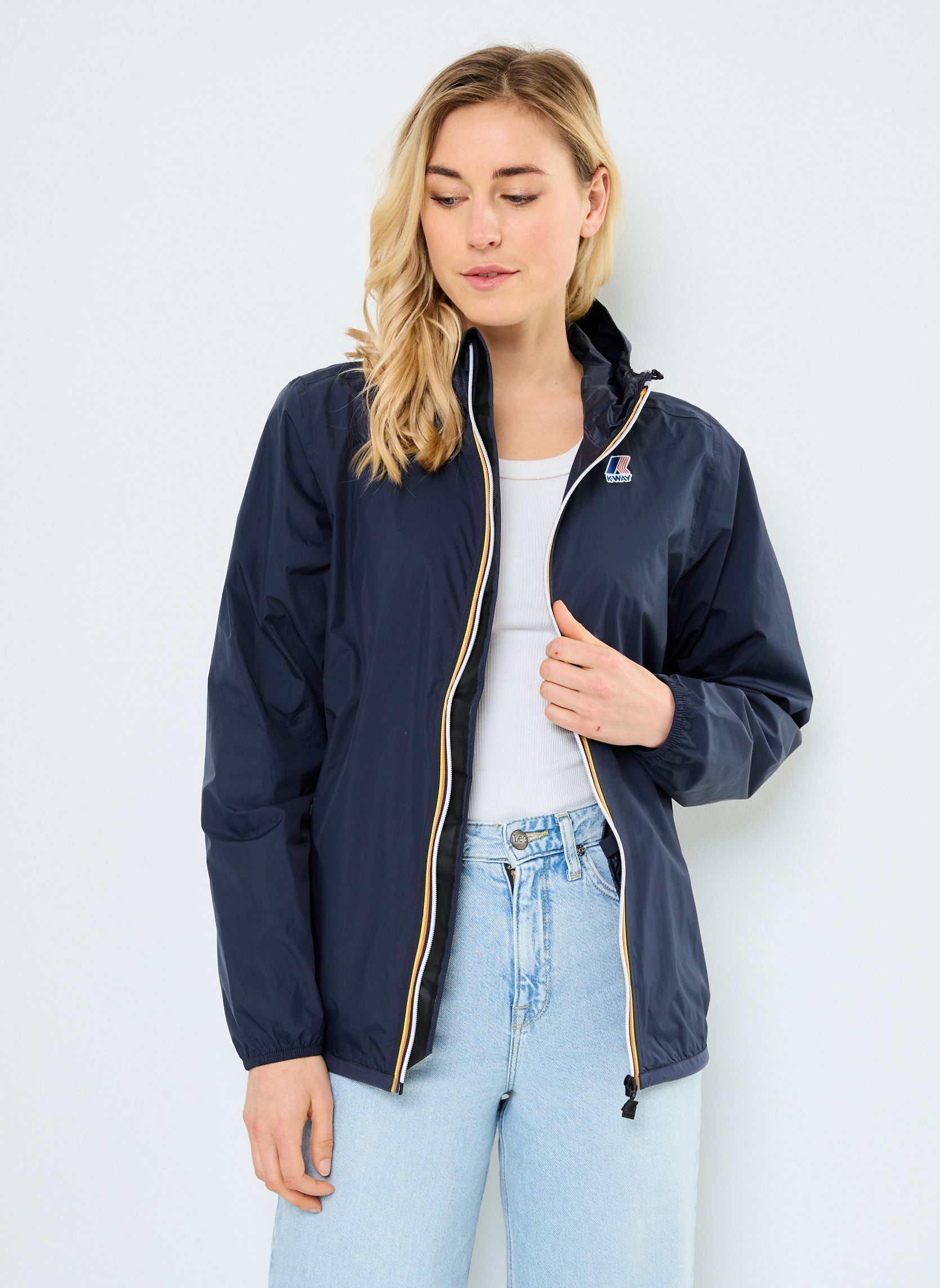 Vestes imperméable LE VRAI 4.0 CLAUDE - Unisexe bleu K-Way Vestes imperméable LE VRAI 4.0 CLAUDE - Unisexe bleu DEPHT BLUE