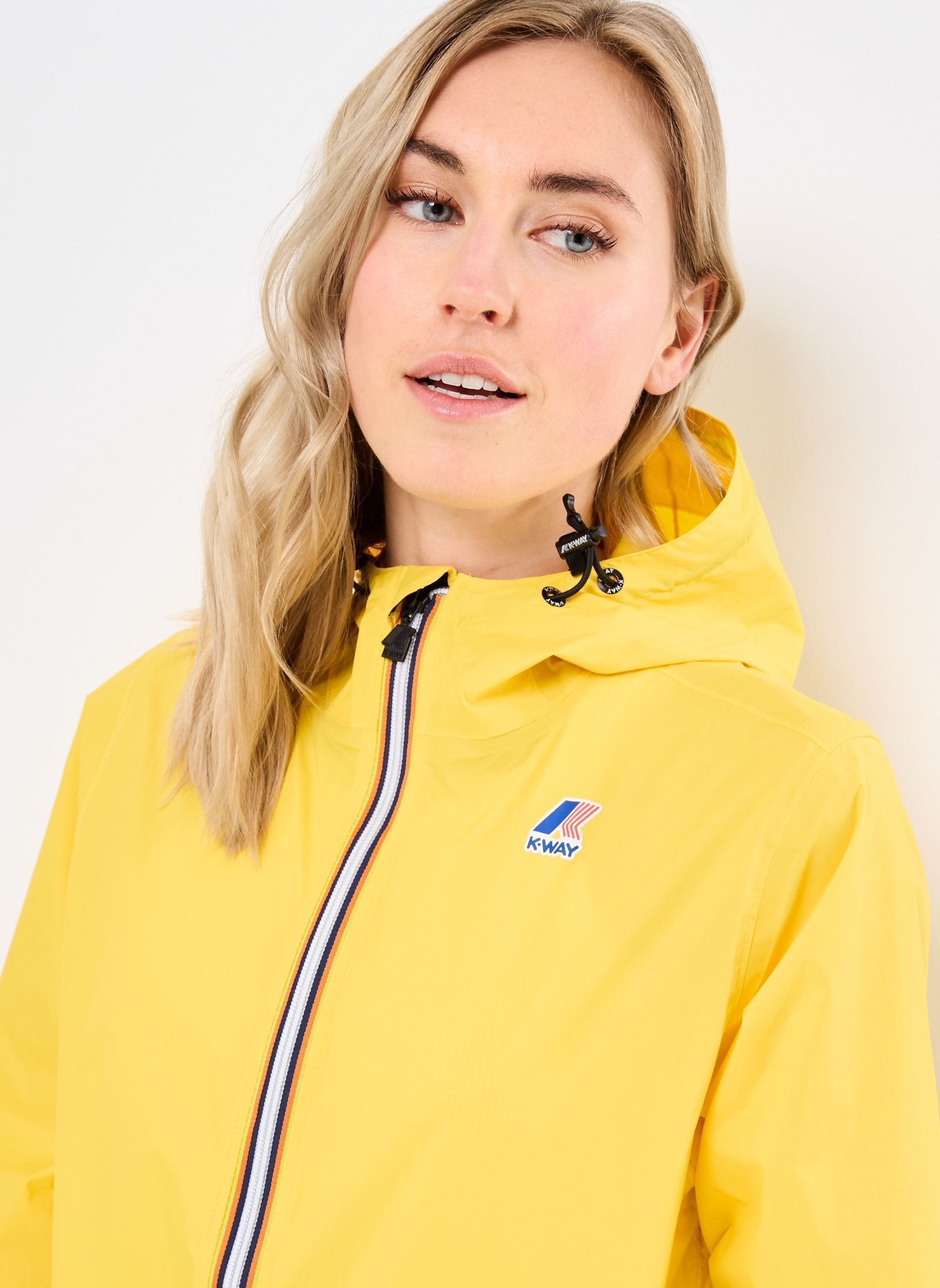 Vestes imperméable LE VRAI 4.0 CLAUDE - Unisexe jaune K-Way Vestes imperméable LE VRAI 4.0 CLAUDE - Unisexe jaune YELLOW DK