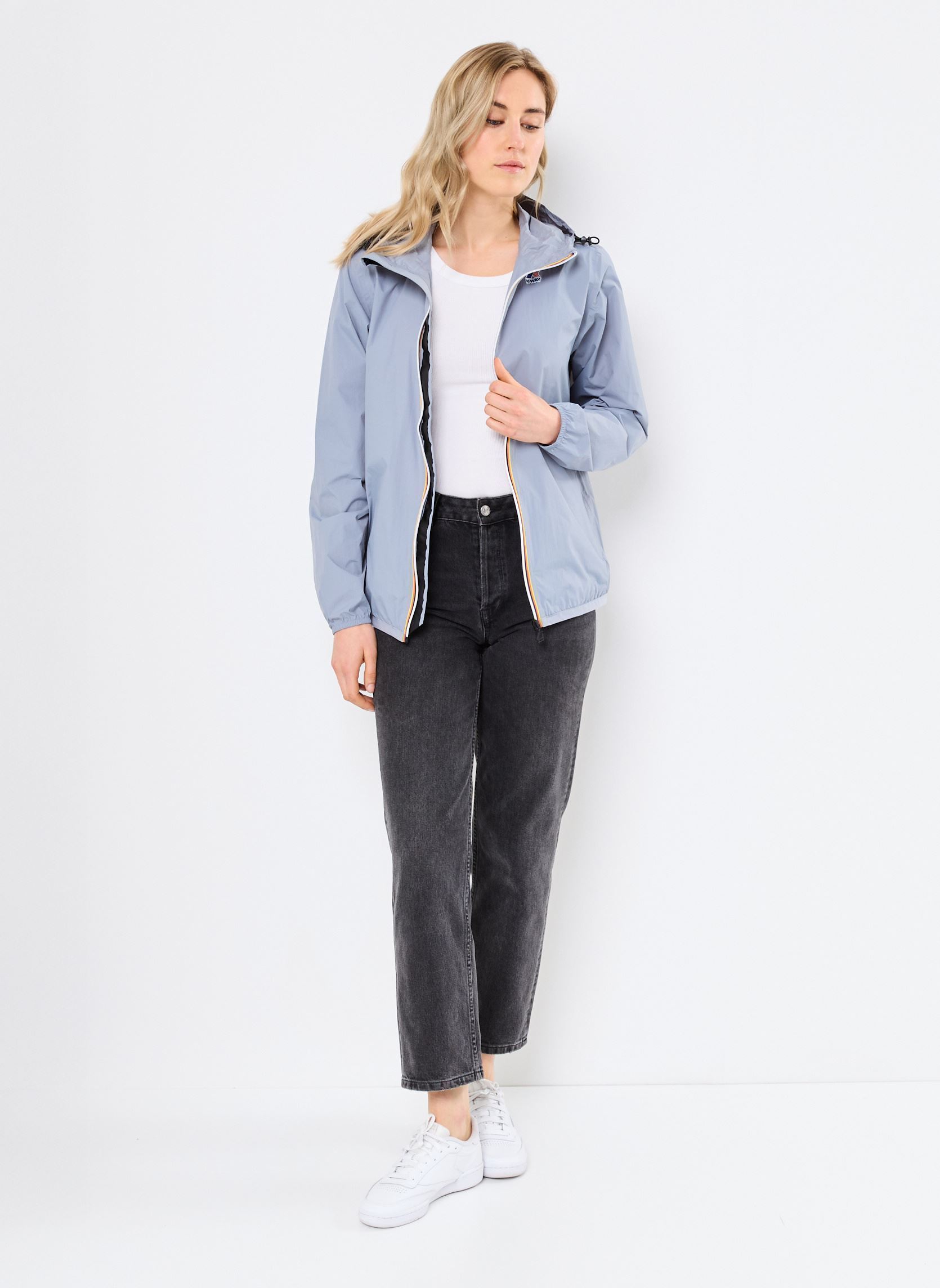 Vestes imperméable LE VRAI 4.0 CLAUDE - Unisexe gris K-Way Vestes imperméable LE VRAI 4.0 CLAUDE - Unisexe gris GREY MD