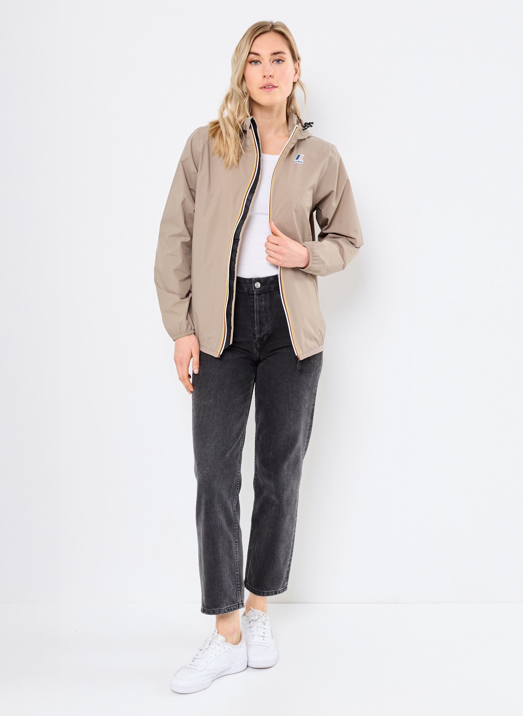 Vestes imperméable LE VRAI 4.0 CLAUDE - Unisexe beige K-Way Vestes imperméable LE VRAI 4.0 CLAUDE - Unisexe beige BEIGE TAUPE