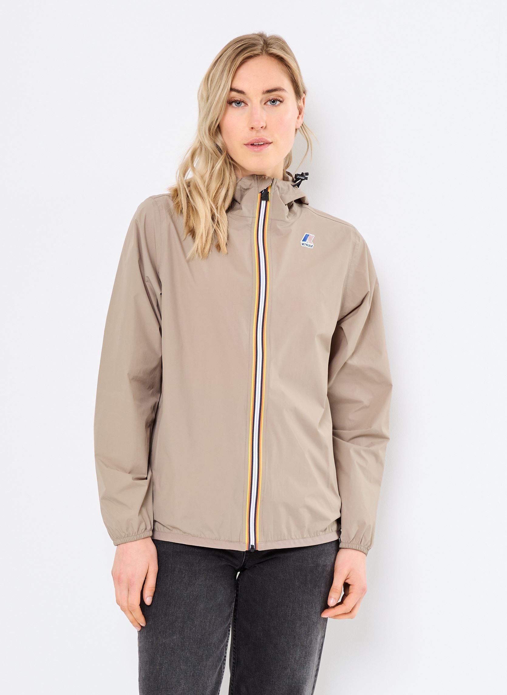 Vestes imperméable LE VRAI 4.0 CLAUDE - Unisexe beige K-Way Vestes imperméable LE VRAI 4.0 CLAUDE - Unisexe beige BEIGE TAUPE