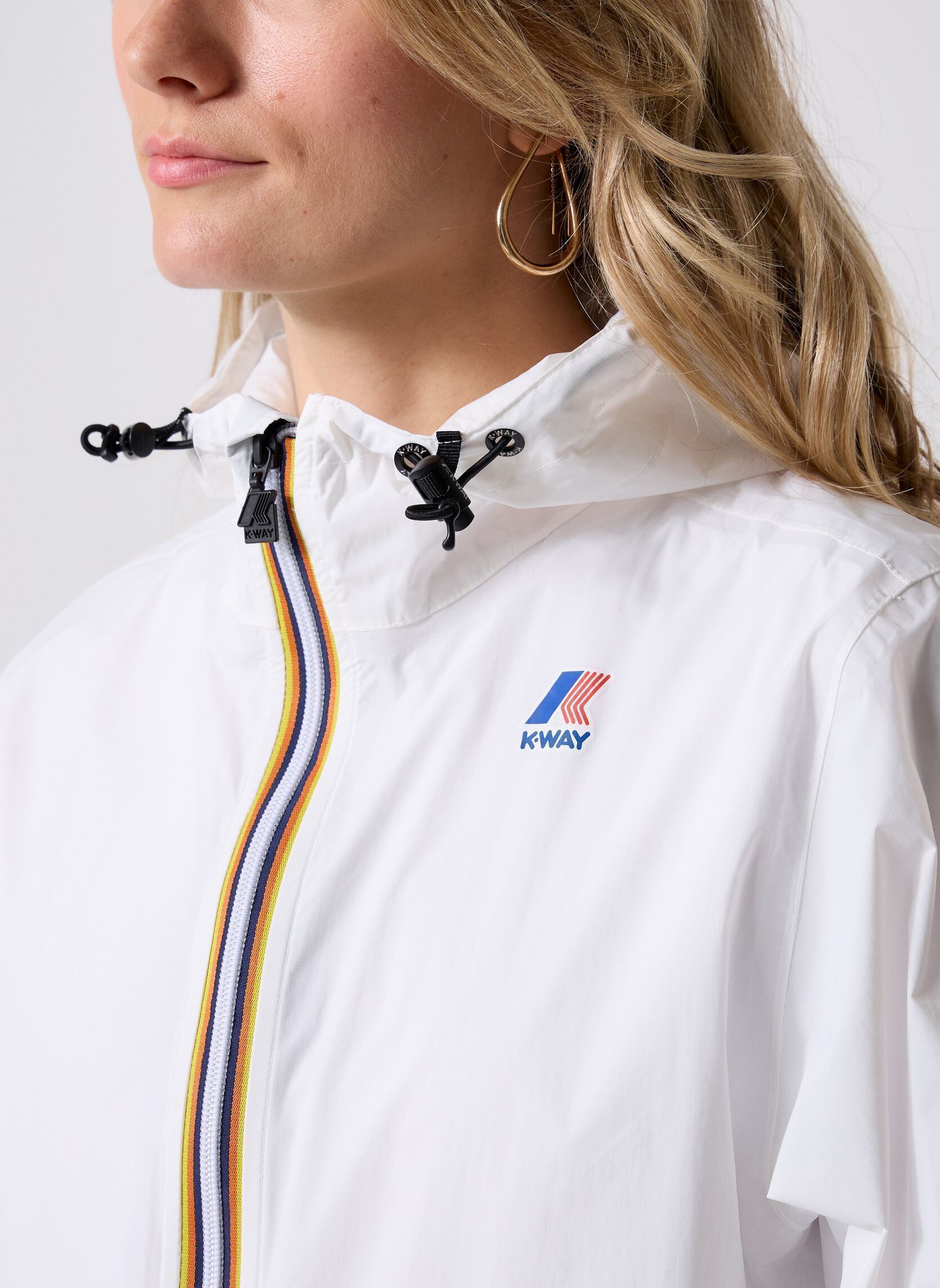 Vestes imperméable LE VRAI 4.0 CLAUDE - Unisexe blanc K-Way Vestes imperméable LE VRAI 4.0 CLAUDE - Unisexe blanc WHITE