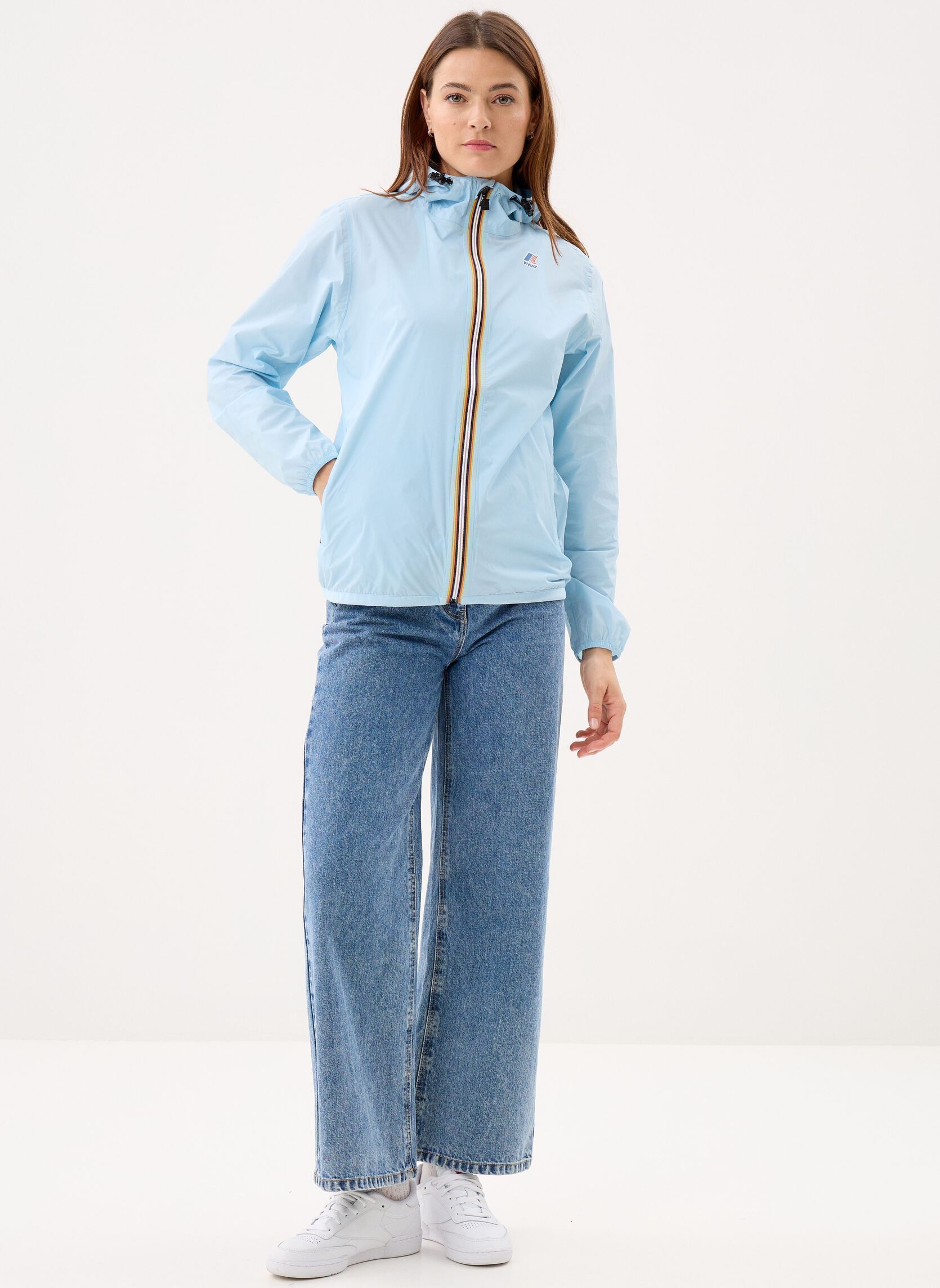 Regenjacken LE VRAI 4.0 CLAUDE - Unisexe damen blau K-Way Regenjacken LE VRAI 4.0 CLAUDE - Unisexe damen blau BLUE DREAM
