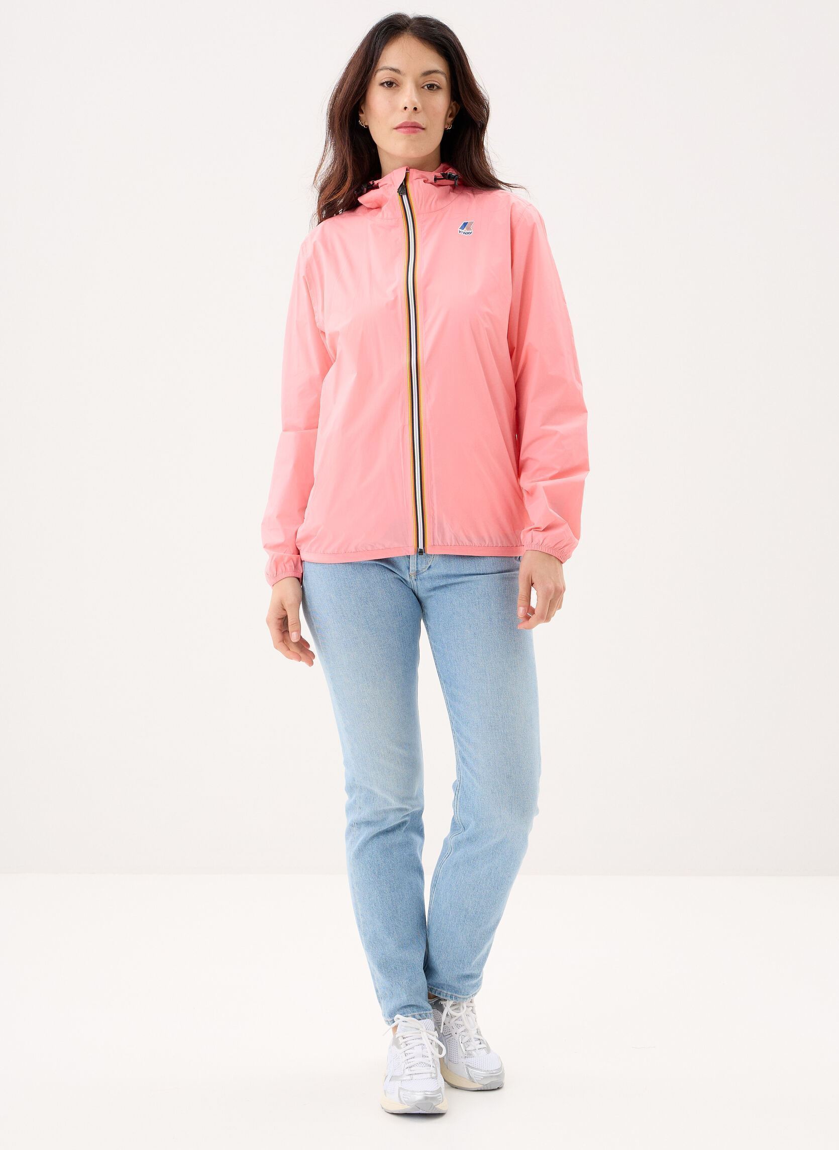 Vestes imperméable LE VRAI 4.0 CLAUDE - Unisexe femme rose K-Way Vestes imperméable LE VRAI 4.0 CLAUDE - Unisexe femme rose PINK GERANIUM