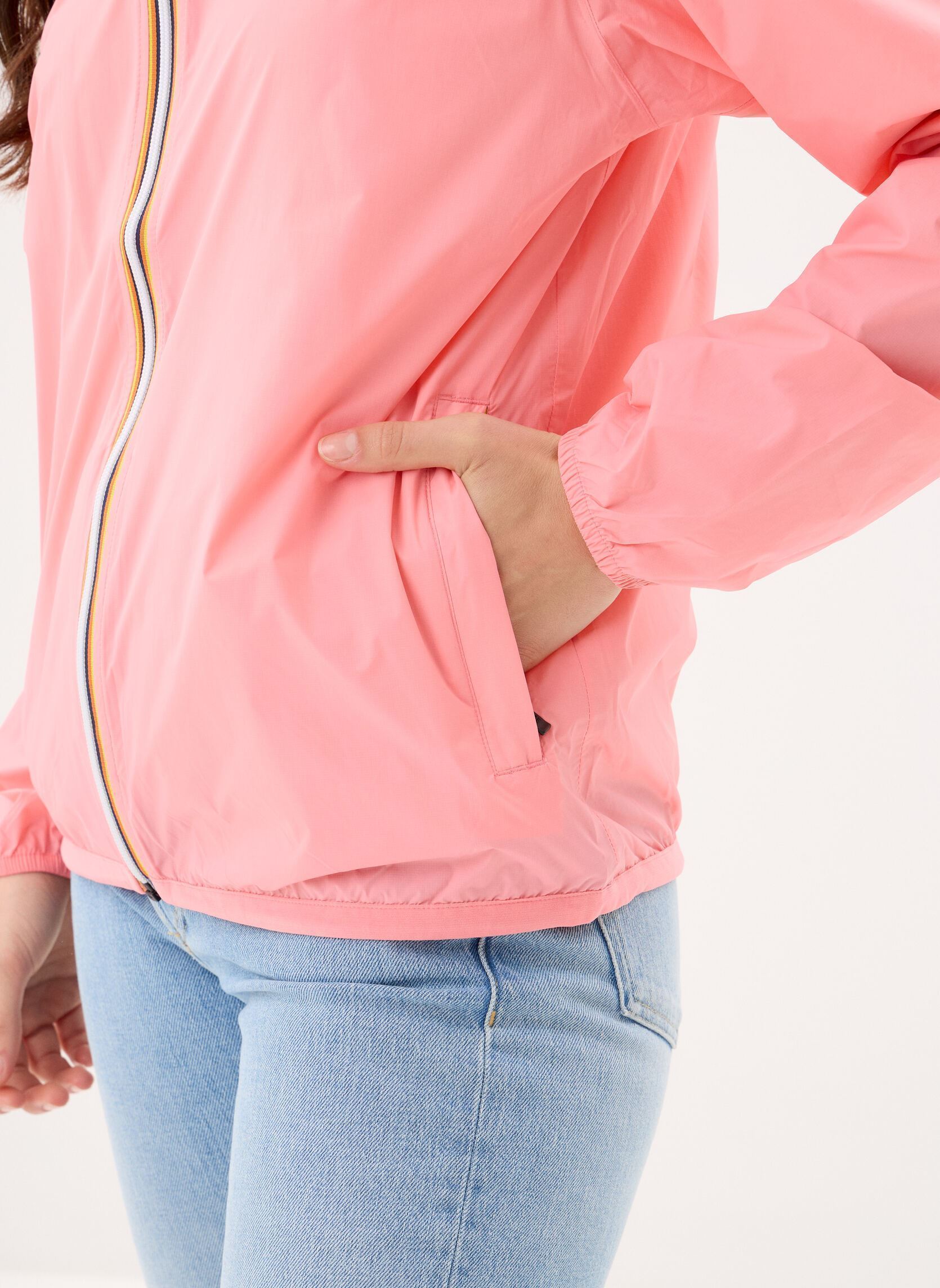 Vestes imperméable LE VRAI 4.0 CLAUDE - Unisexe femme rose K-Way Vestes imperméable LE VRAI 4.0 CLAUDE - Unisexe femme rose PINK GERANIUM