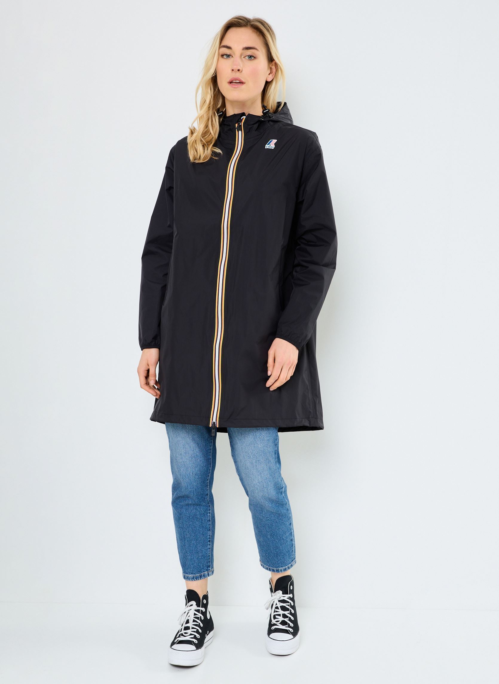 Vestes imperméable LE VRAI 4.0 EIFFEL EAST - Unisexe noir K-Way Vestes imperméable LE VRAI 4.0 EIFFEL EAST - Unisexe noir BLACK PURE