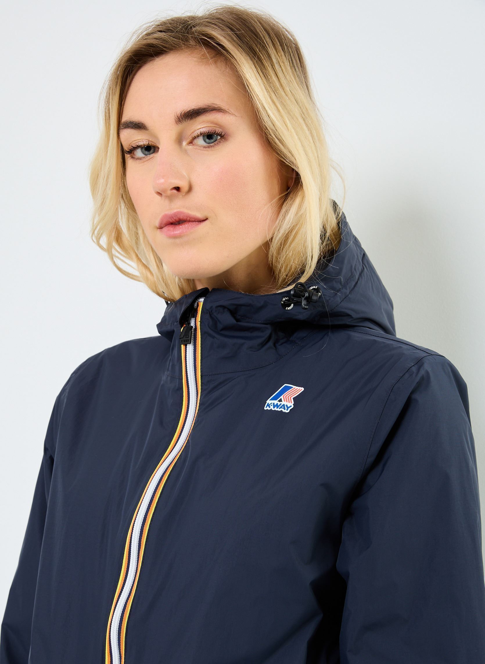 Regenjacken LE VRAI 4.0 CLAUDE WARM - Unisexe blau K-Way Regenjacken LE VRAI 4.0 CLAUDE WARM - Unisexe blau DEPHT BLUE