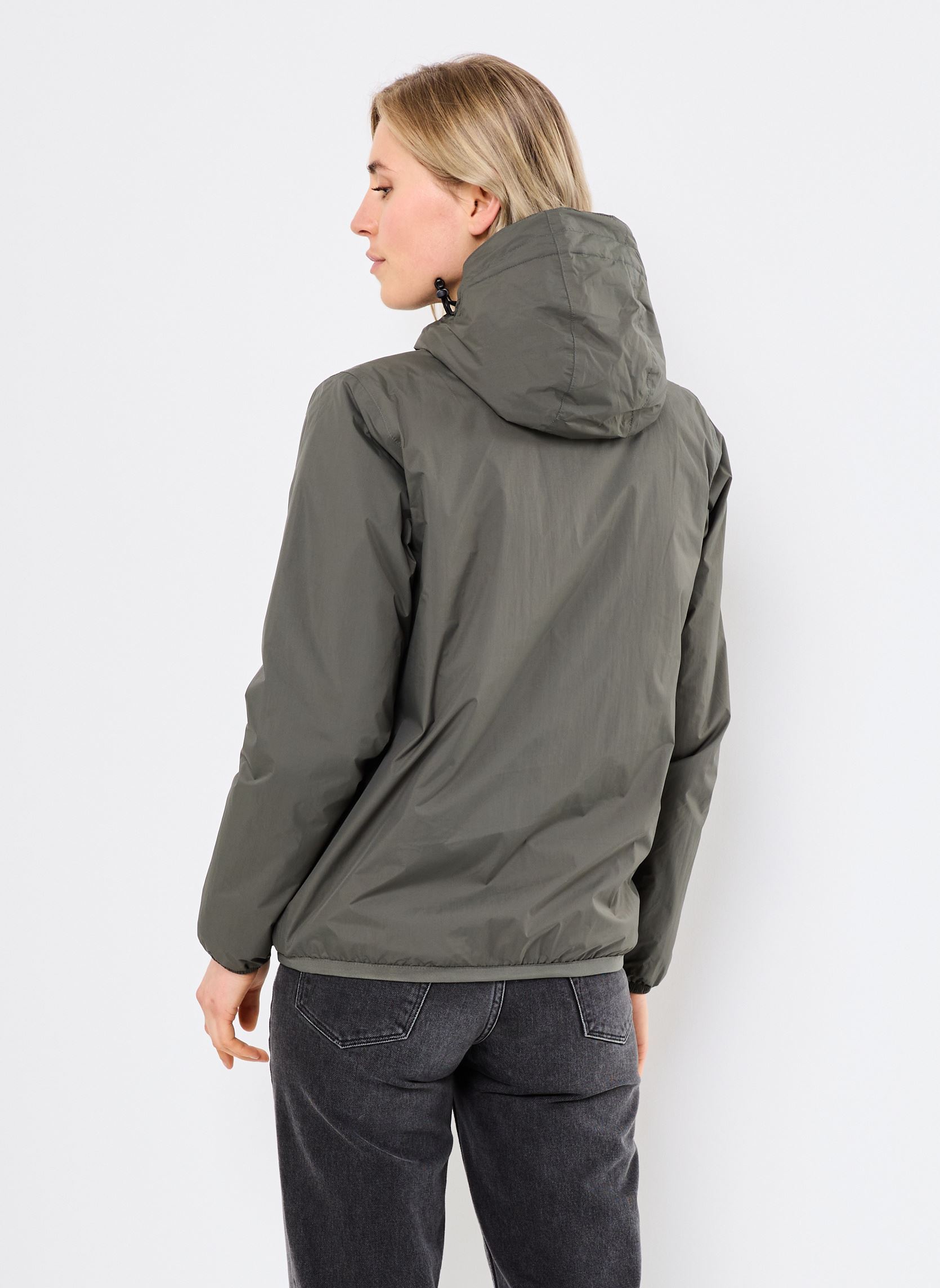 Vestes imperméable LE VRAI 4.0 CLAUDE WARM - Unisexe vert K-Way Vestes imperméable LE VRAI 4.0 CLAUDE WARM - Unisexe vert GREEN BLACKISH