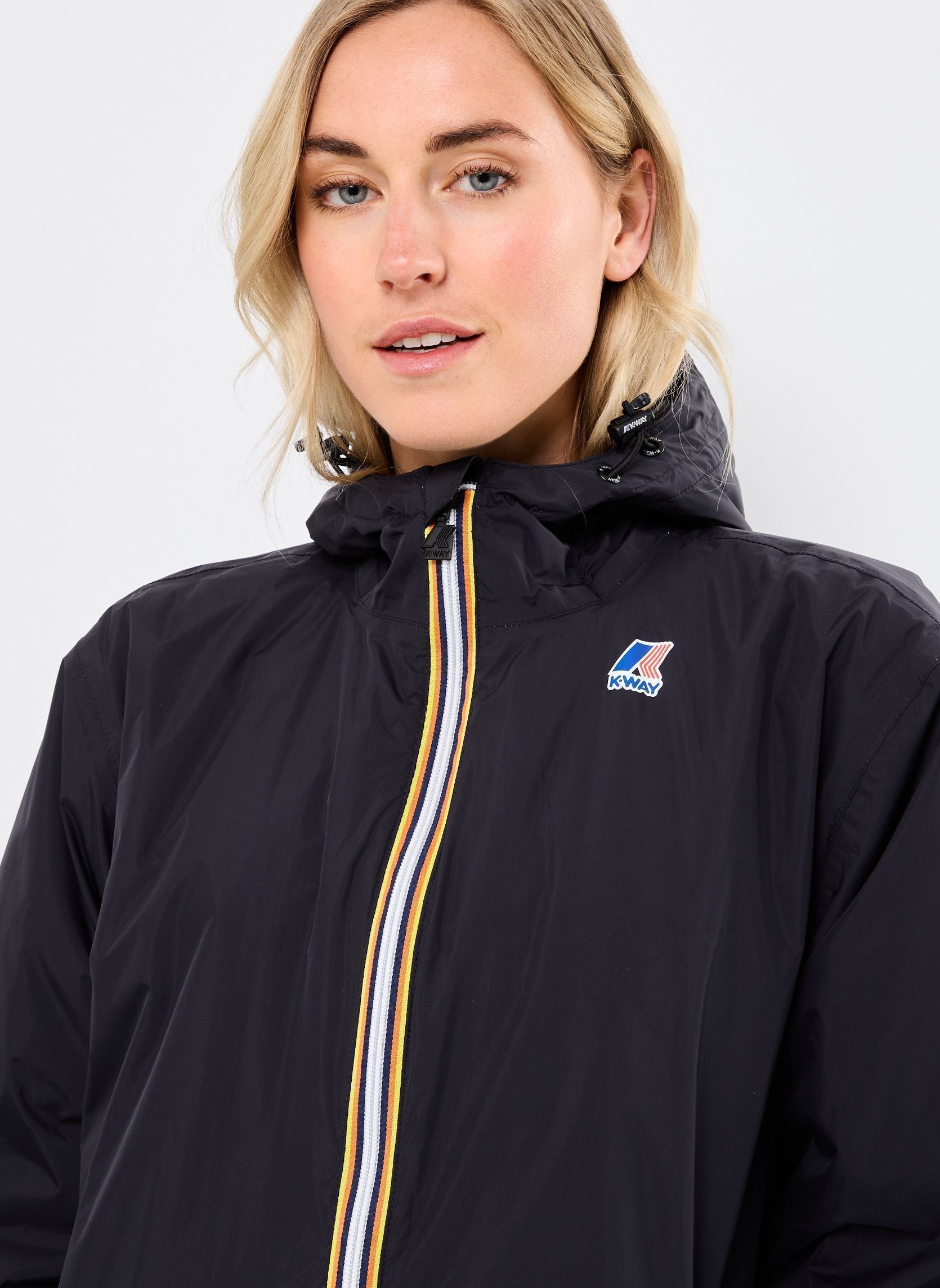 Regenjacken LE VRAI 4.0 EIFFEL EAST WARM - Unisexe schwarz K-Way Regenjacken LE VRAI 4.0 EIFFEL EAST WARM - Unisexe schwarz BLACK PURE