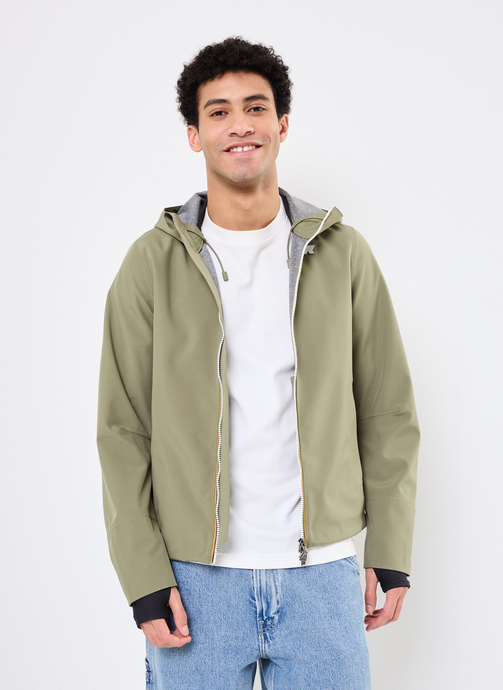 Blouson K Way Veste courte Jacko avec capuche et logo IT