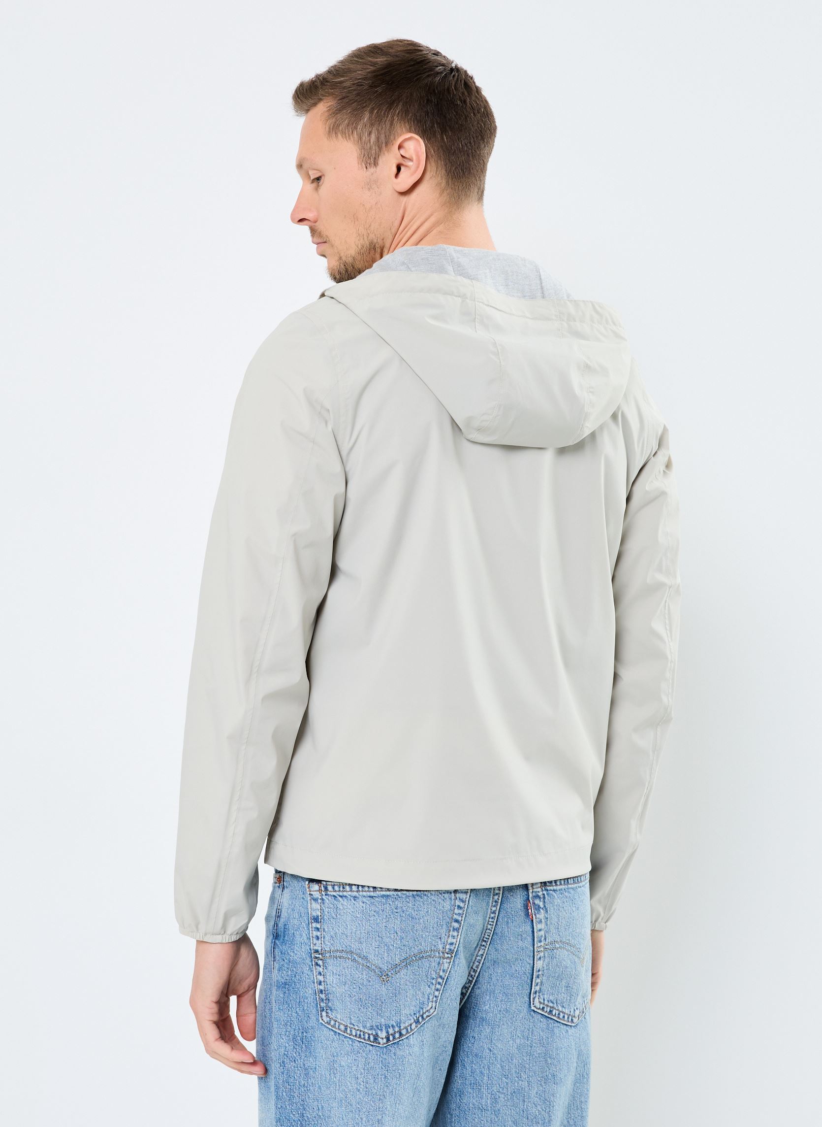Vestes imperméables JACK STRETCH NYLON JERSEY homme beige K-Way Vestes imperméables JACK STRETCH NYLON JERSEY homme beige BEIGE LT