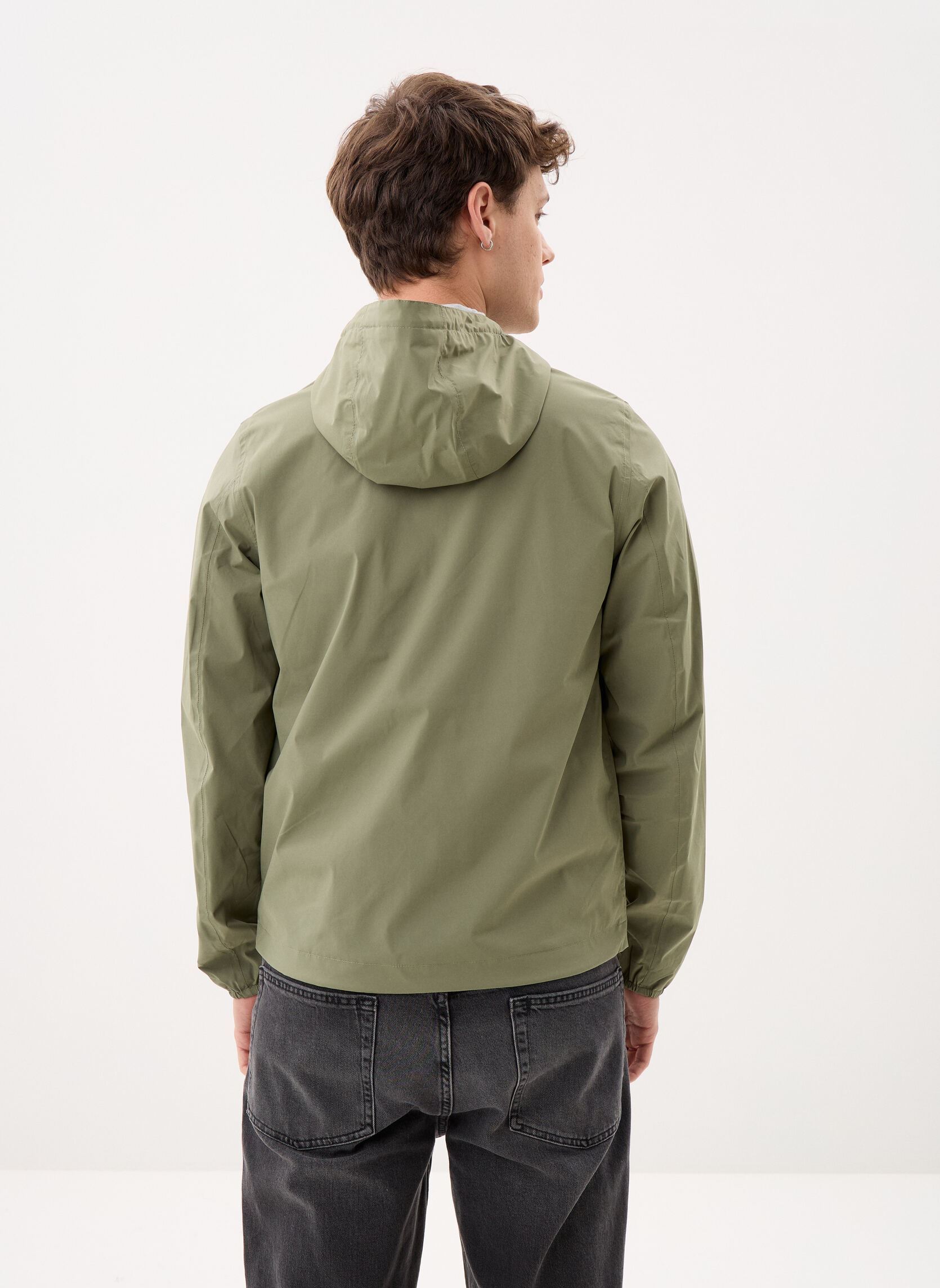 Vestes imperméables JACK STRETCH NYLON JERSEY homme vert K-Way Vestes imperméables JACK STRETCH NYLON JERSEY homme vert GREEN LICHEN