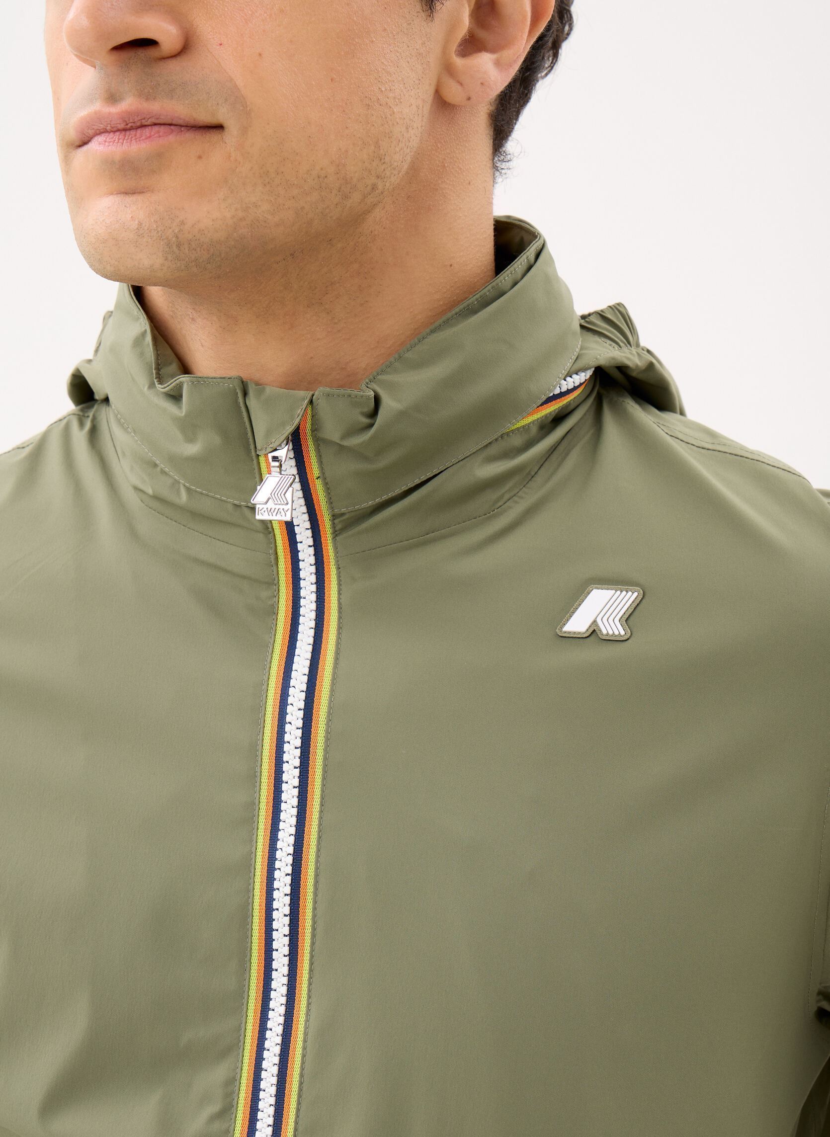 Vestes imperméables AMAURY STRETCH NYLON JERSEY1 homme vert K-Way Vestes imperméables AMAURY STRETCH NYLON JERSEY1 homme vert GREEN LICHEN