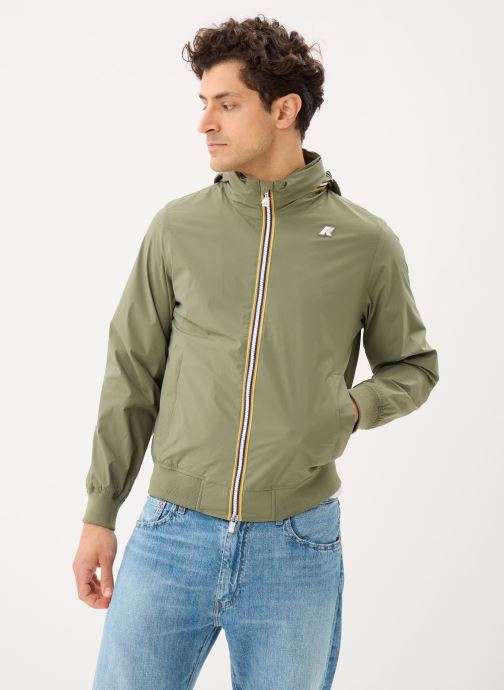 K-Way Vestes imperméables AMAURY STRETCH NYLON JERSEY1 homme vert
