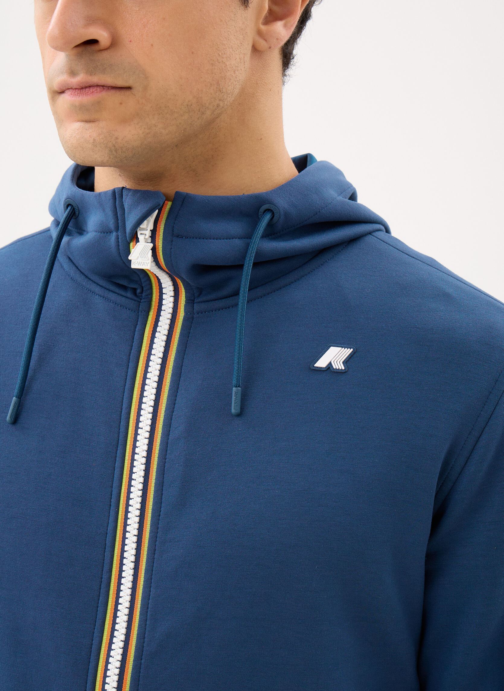 Sweats zippés RAINER LIGHT SPACER homme bleu K-Way Sweats zippés RAINER LIGHT SPACER homme bleu BLUE INSIGNIA