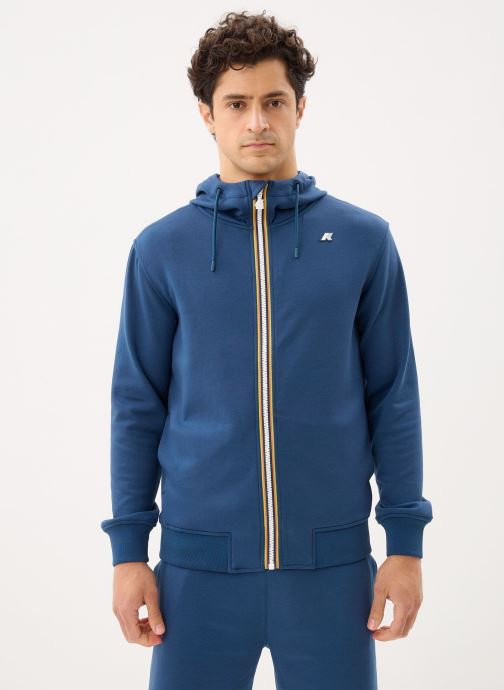 K-Way Sweats zippés RAINER LIGHT SPACER homme bleu