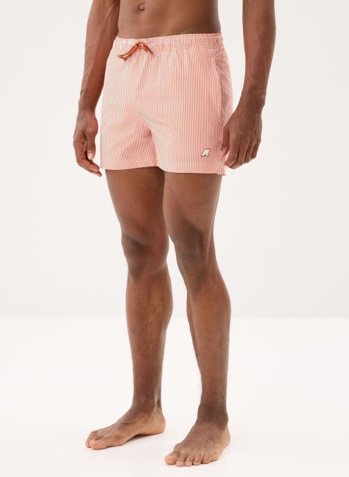 K-Way Badeshorts HAZEL MID STRIPES BEACH herren weiß