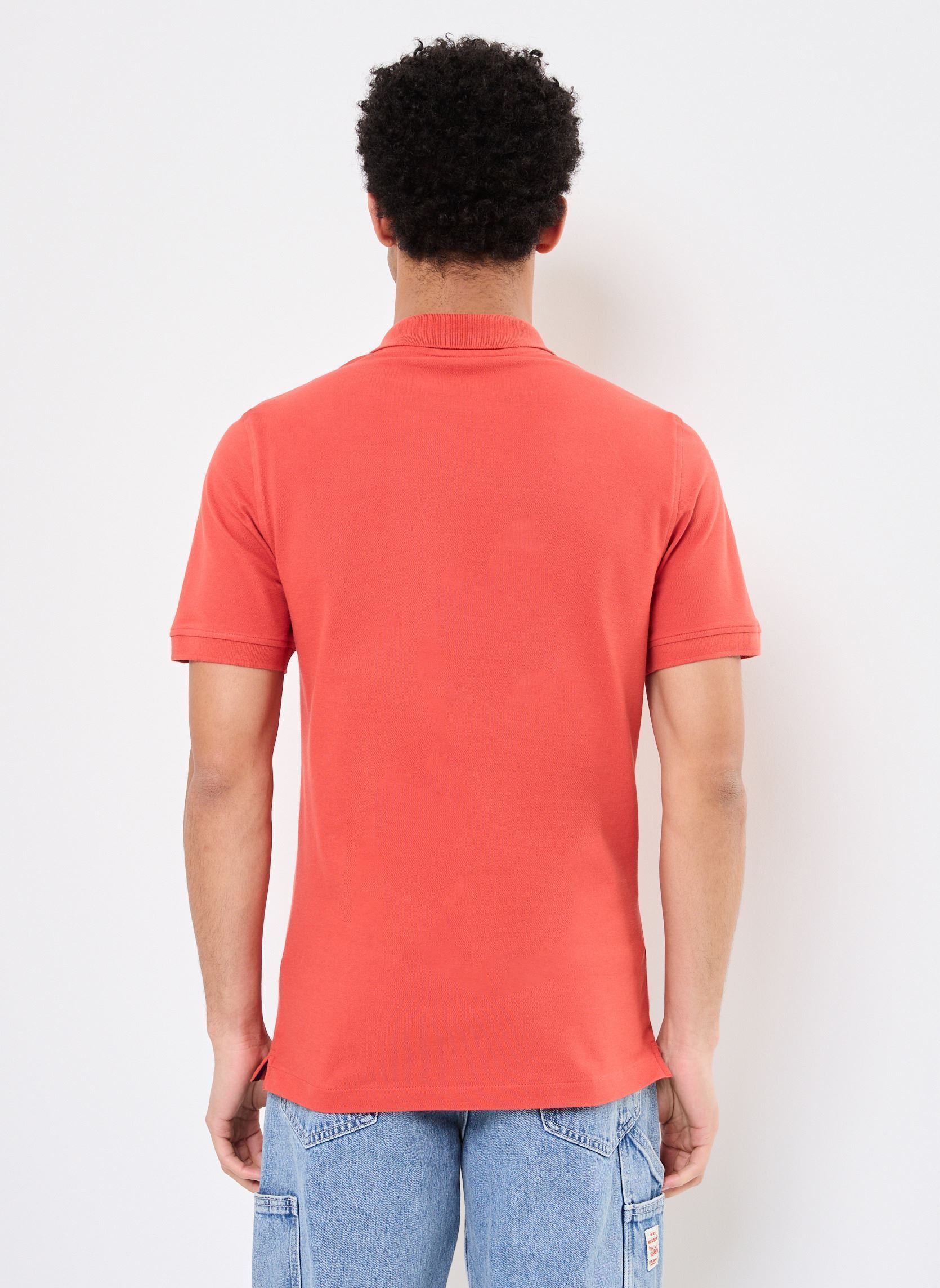 Polos manches courtes VINNIE PIQUE homme rouge K-Way Polos manches courtes VINNIE PIQUE homme rouge RED JASPER