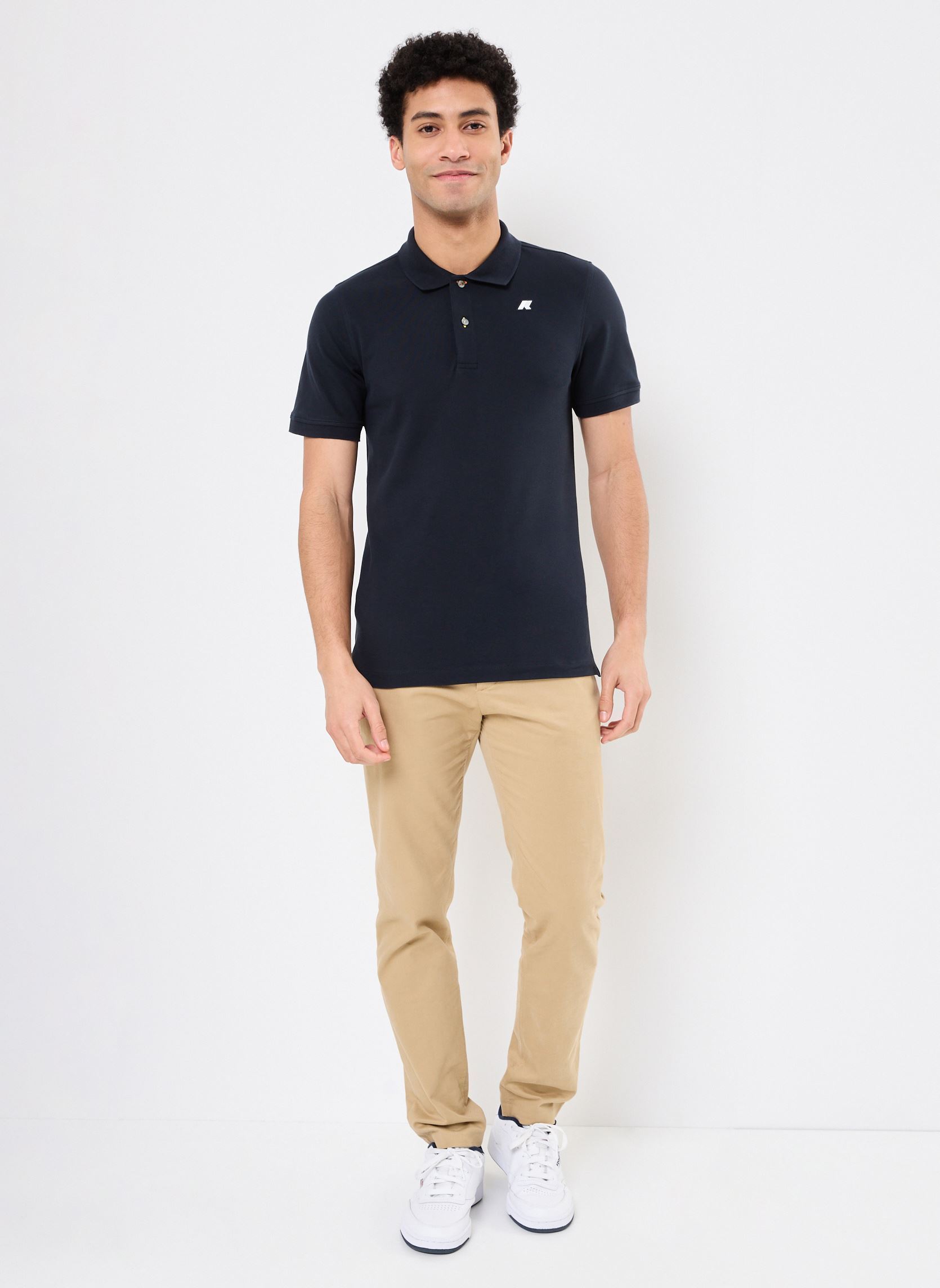 Polos manches courtes VINNIE PIQUE homme bleu K-Way Polos manches courtes VINNIE PIQUE homme bleu DEPHT BLUE