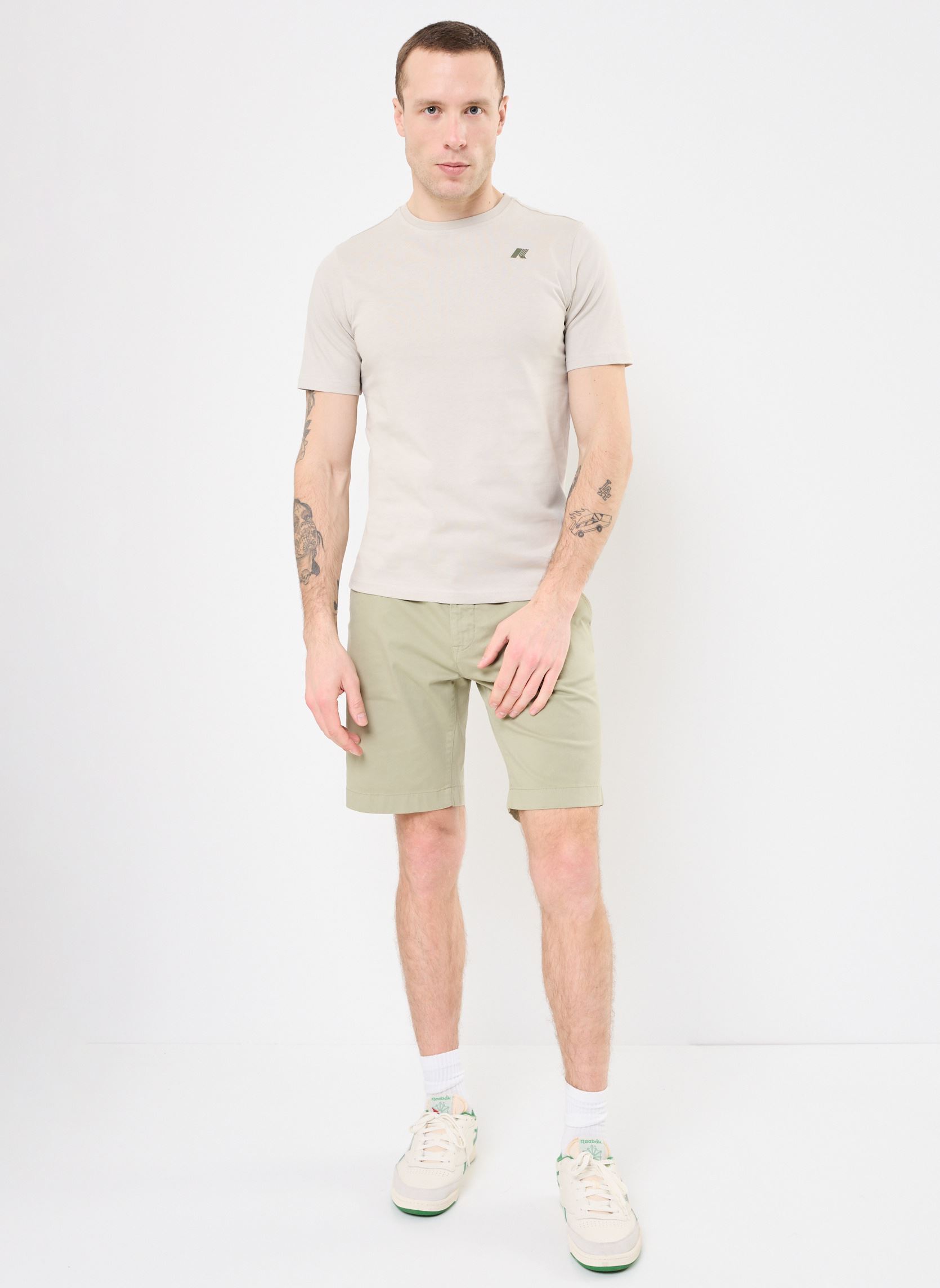 Kurzarm-T-Shirts ODOM ASCII CODE JERSEY herren beige K-Way Kurzarm-T-Shirts ODOM ASCII CODE JERSEY herren beige BEIGE LT