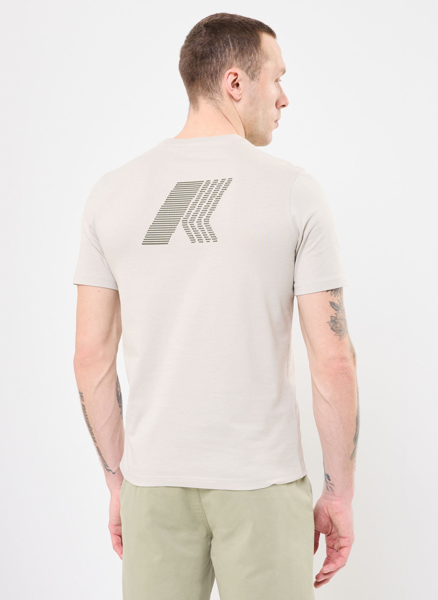 Kurzarm-T-Shirts ODOM ASCII CODE JERSEY herren beige K-Way Kurzarm-T-Shirts ODOM ASCII CODE JERSEY herren beige BEIGE LT