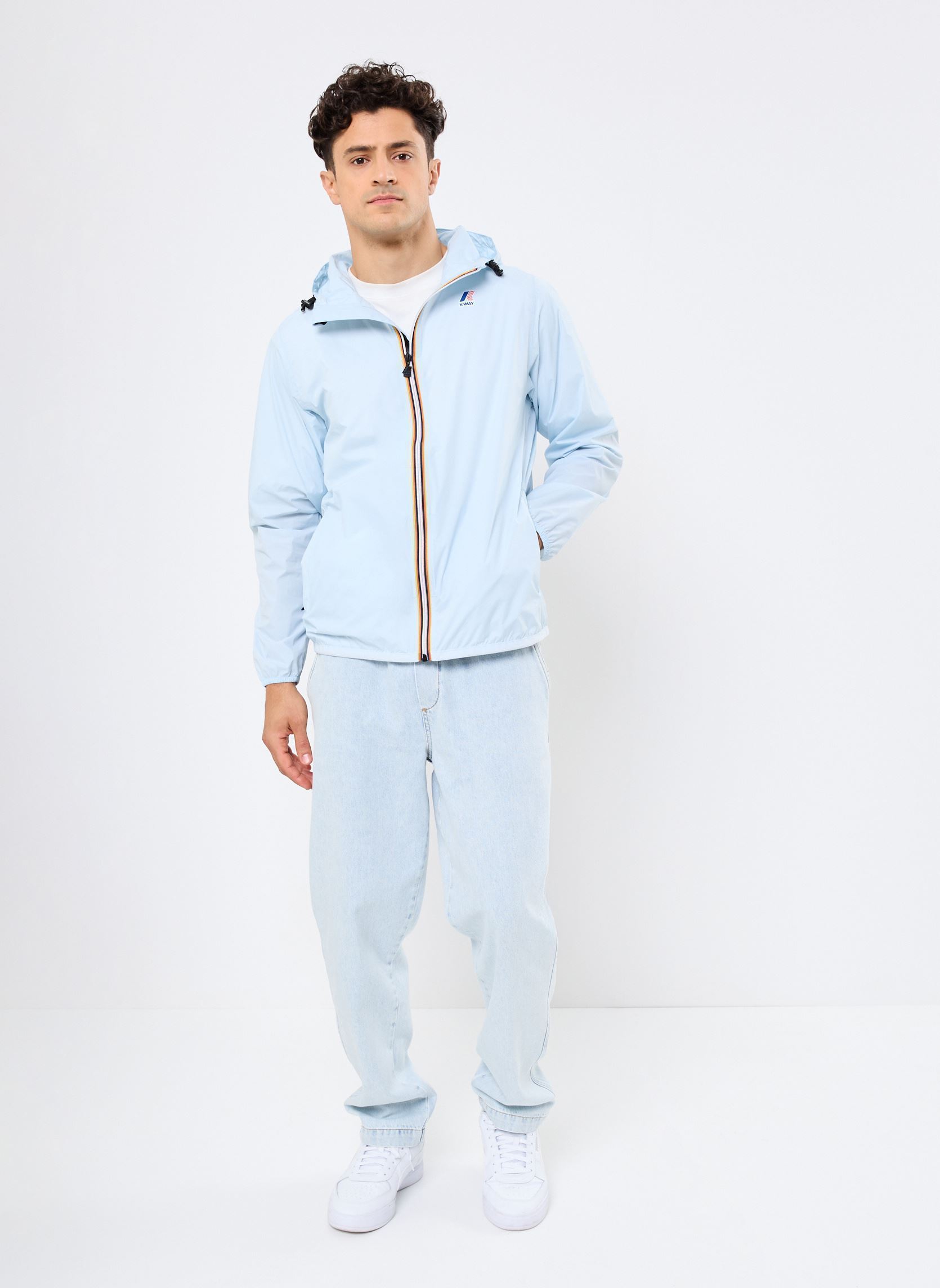 Waterdichte jassen LE VRAI 4.0 CLAUDE - Unisexe M heren blauw K-Way Waterdichte jassen LE VRAI 4.0 CLAUDE - Unisexe M heren blauw BLUE BABY