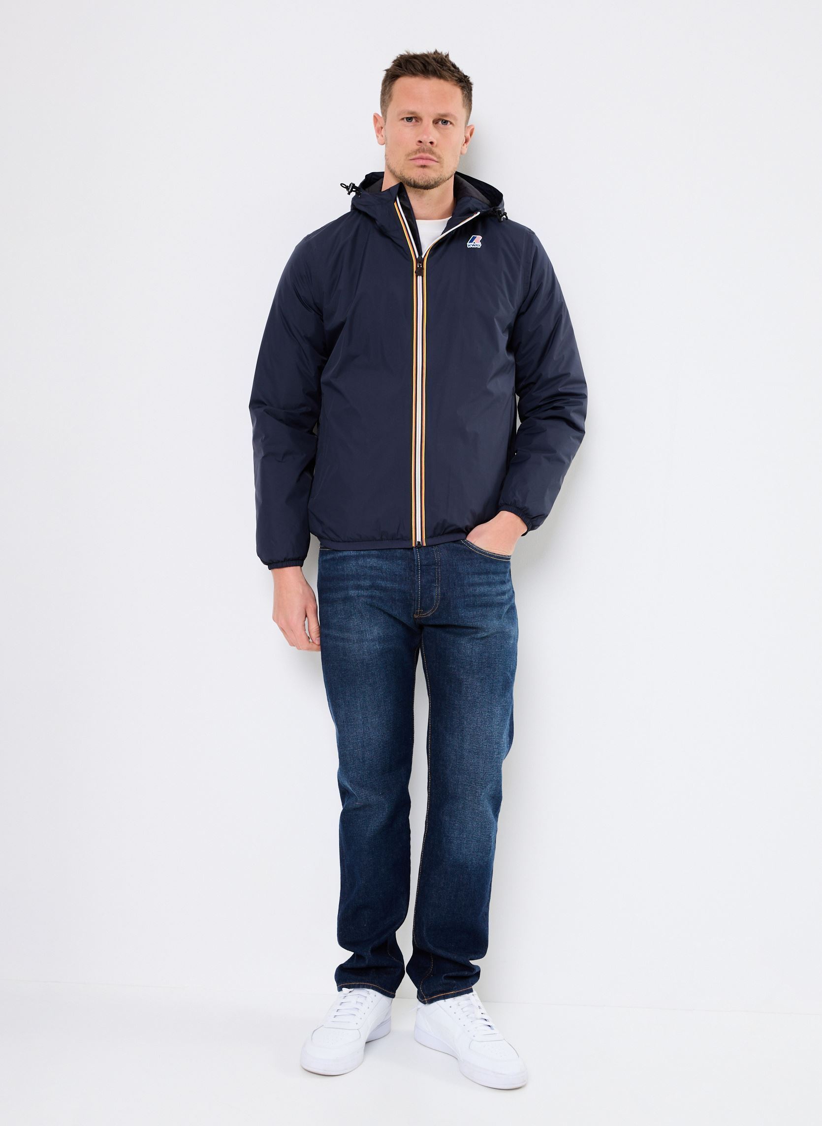 Vestes imperméables LE VRAI 4.0 CLAUDE WARM - Unisexe M homme bleu K-Way Vestes imperméables LE VRAI 4.0 CLAUDE WARM - Unisexe M homme bleu DEPHT BLUE