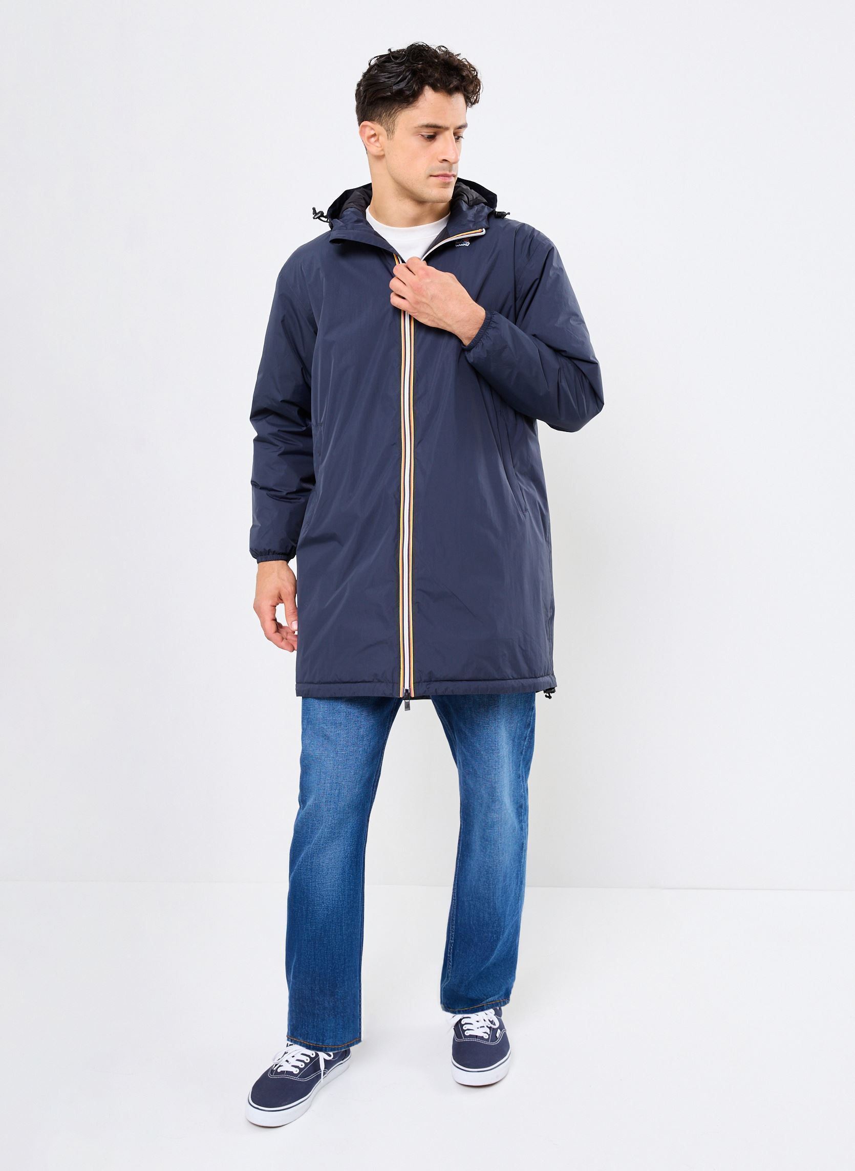 Vestes imperméables LE VRAI 4.0 EIFFEL EAST WARM - Unisexe M homme bleu K-Way Vestes imperméables LE VRAI 4.0 EIFFEL EAST WARM - Unisexe M homme bleu DEPHT BLUE