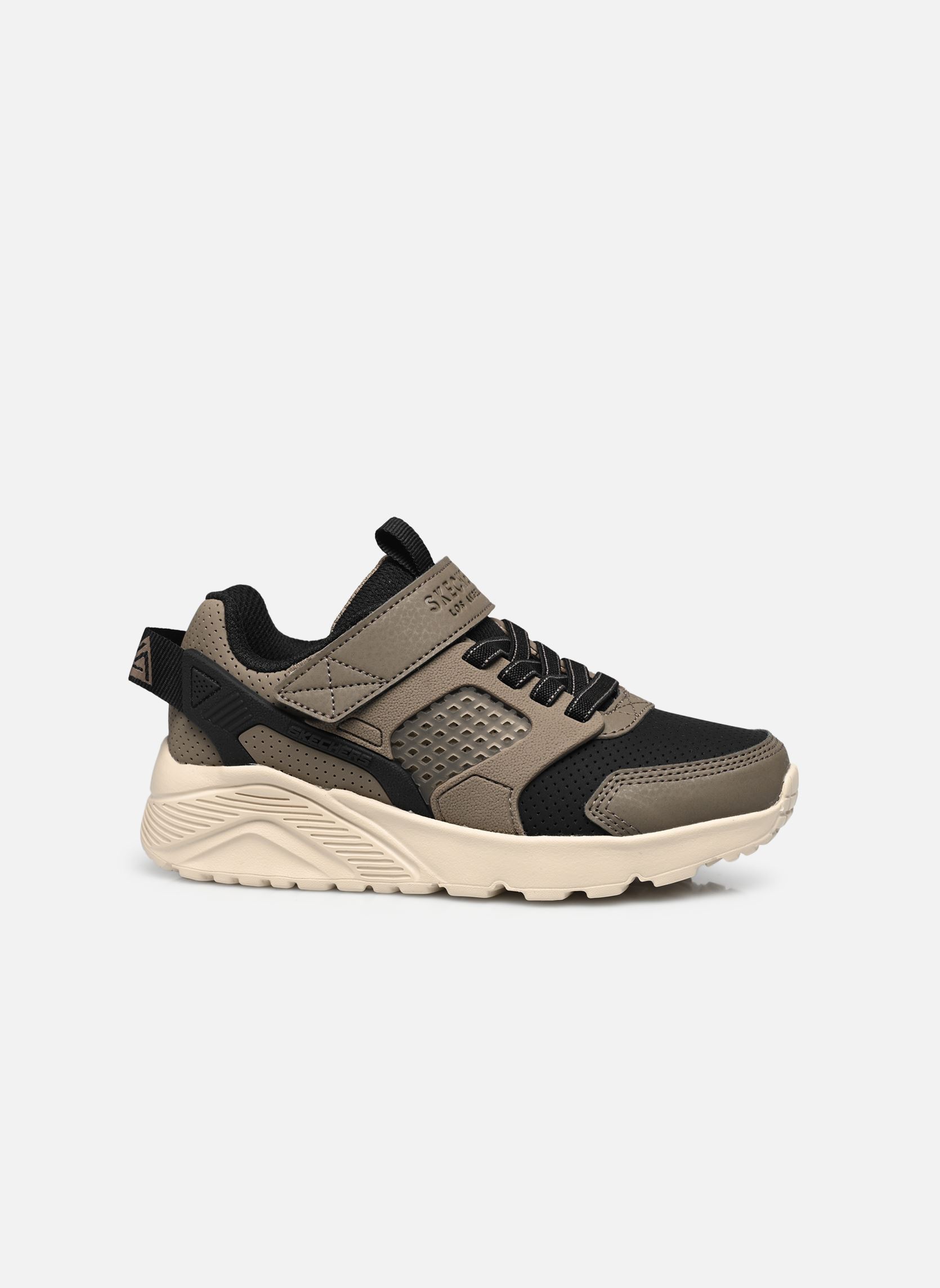 Niedrige Sneaker Uno Lite - Gridstill jungen braun Skechers Niedrige Sneaker Uno Lite - Gridstill jungen braun BRBK