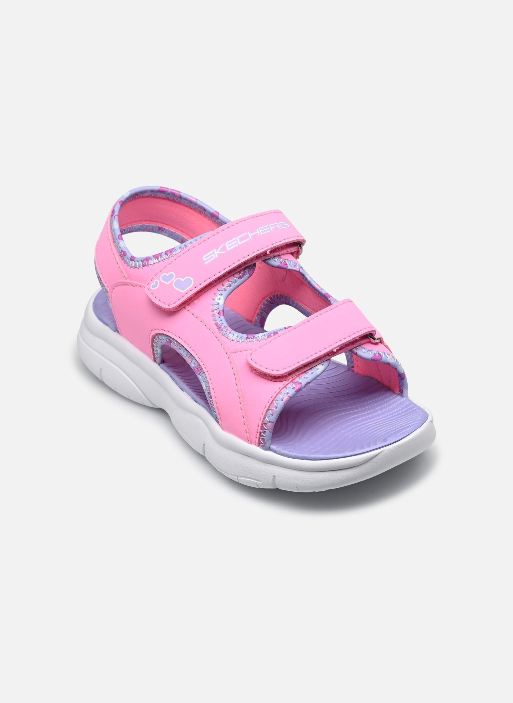Sandales et nu-pieds Skechers Flex Splash - Heart Galore pour Enfant Sandales et nu-pieds Skechers Flex Splash - Heart Galore pour Enfant