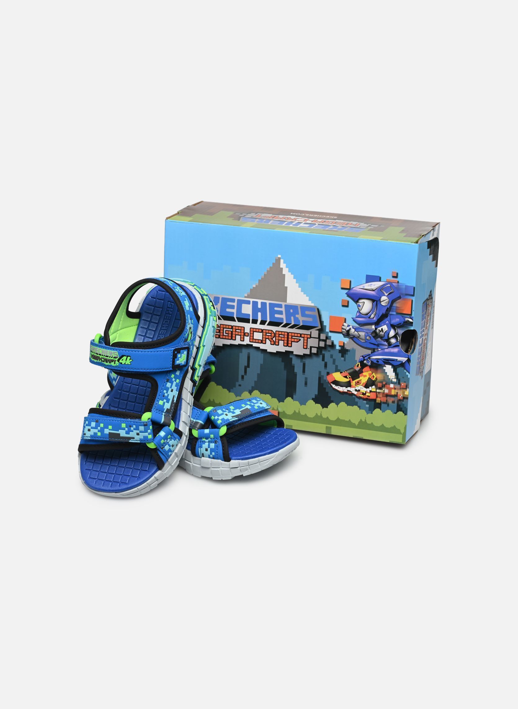 Sandales Mega-Splash 4k garçon bleu Skechers Sandales Mega-Splash 4k garçon bleu BBLM