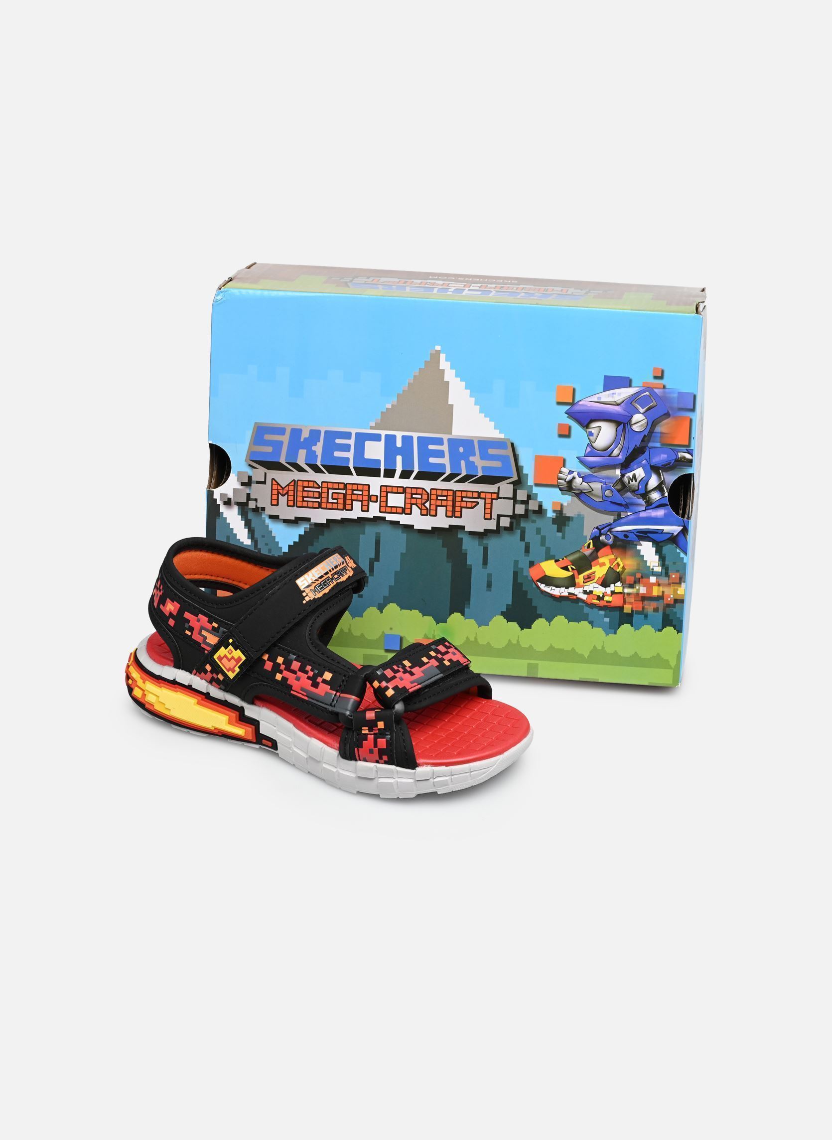 Sandalen Mega-Splash 4k jungen schwarz Skechers Sandalen Mega-Splash 4k jungen schwarz BKRD