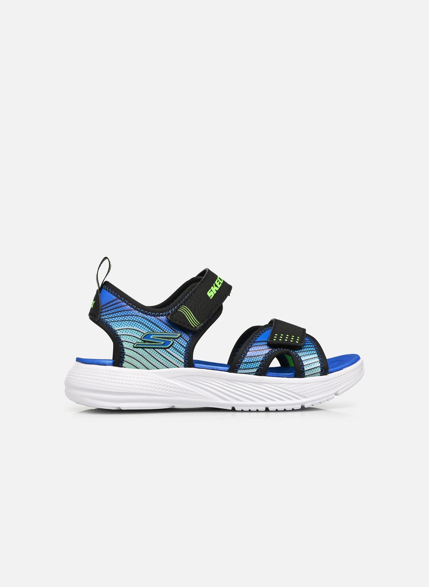 Sandales Microspec-Splash garçon bleu Skechers Sandales Microspec-Splash garçon bleu BKLM