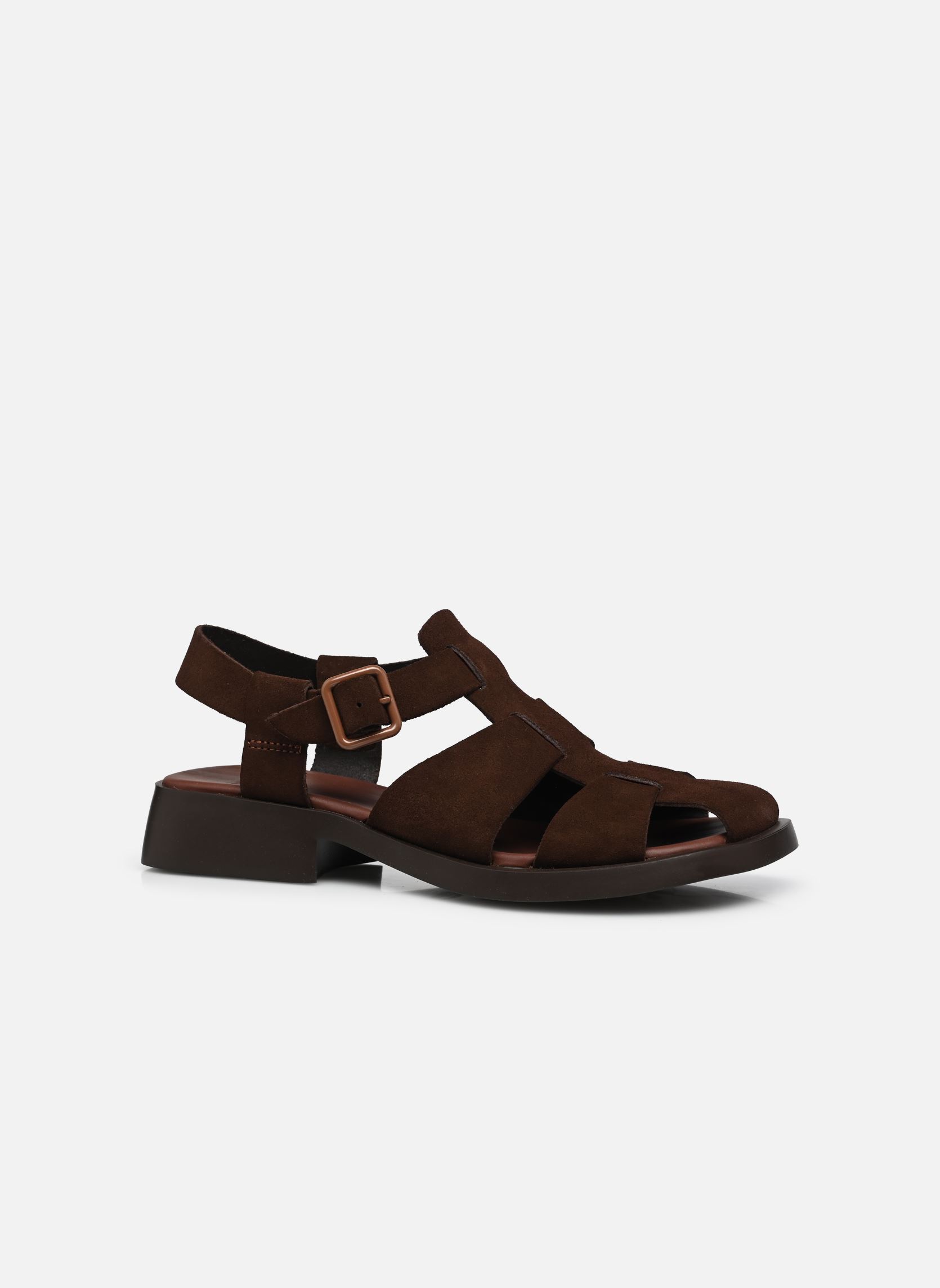 Sandales plates Dana K201489 femme marron Camper Sandales plates Dana K201489 femme marron Becka Cola