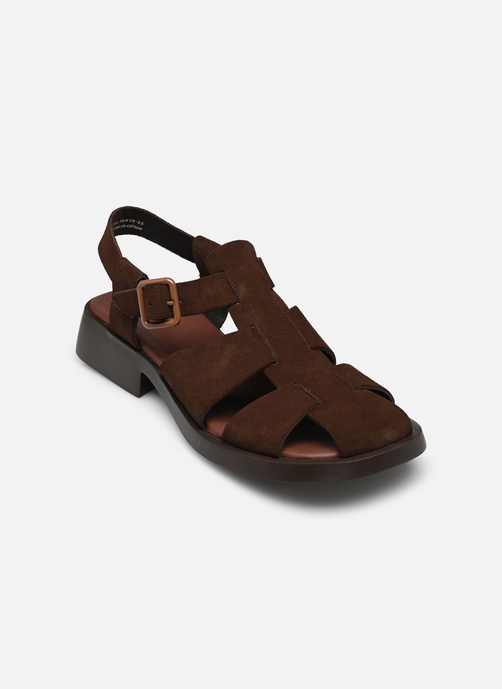 Sandales plates Dana K201489 femme marron Camper Sandales plates Dana K201489 femme marron Becka Cola