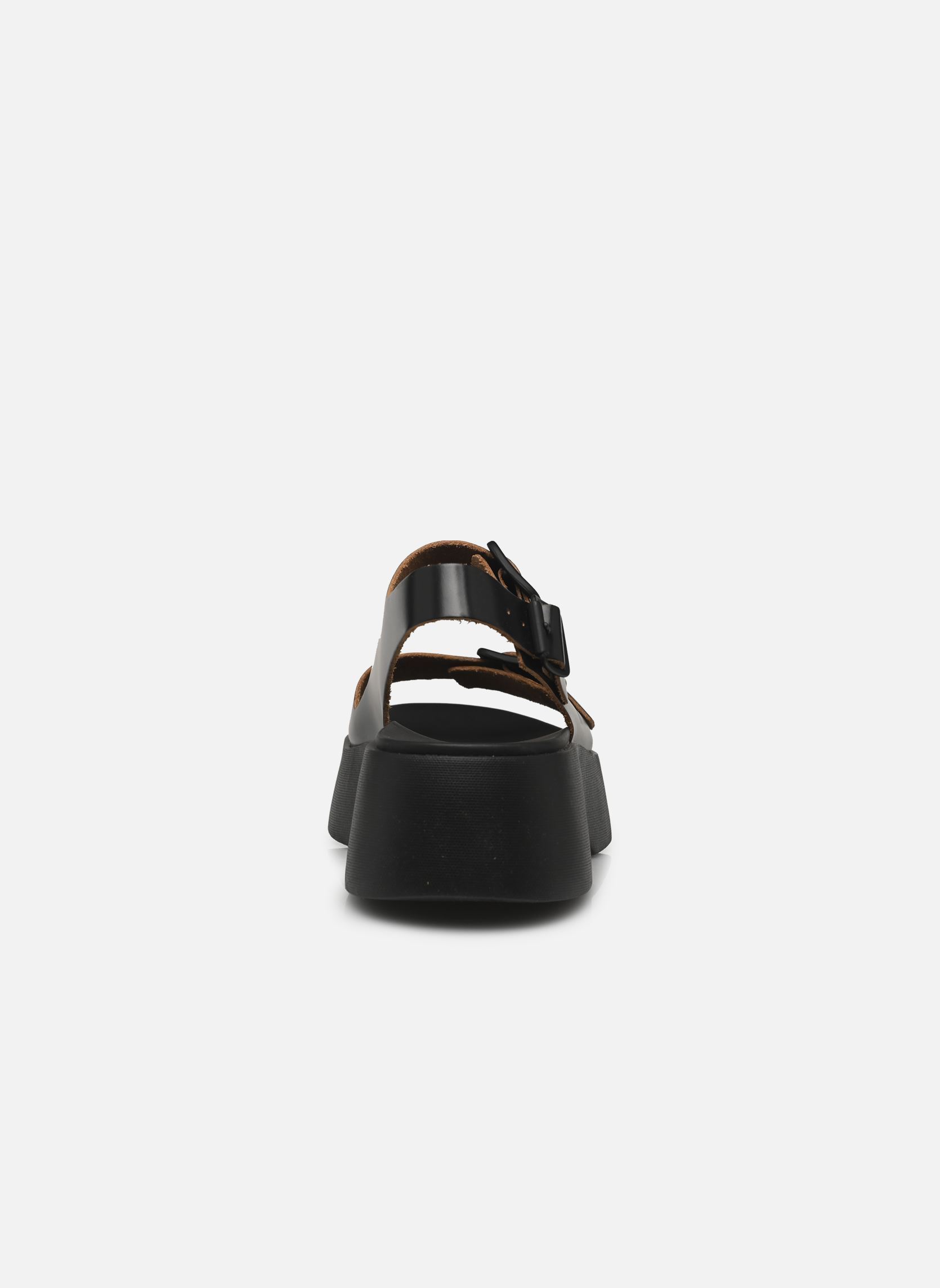 Easy Street Sandalo con zeppa Koda da donna, nero, 38.5 EU