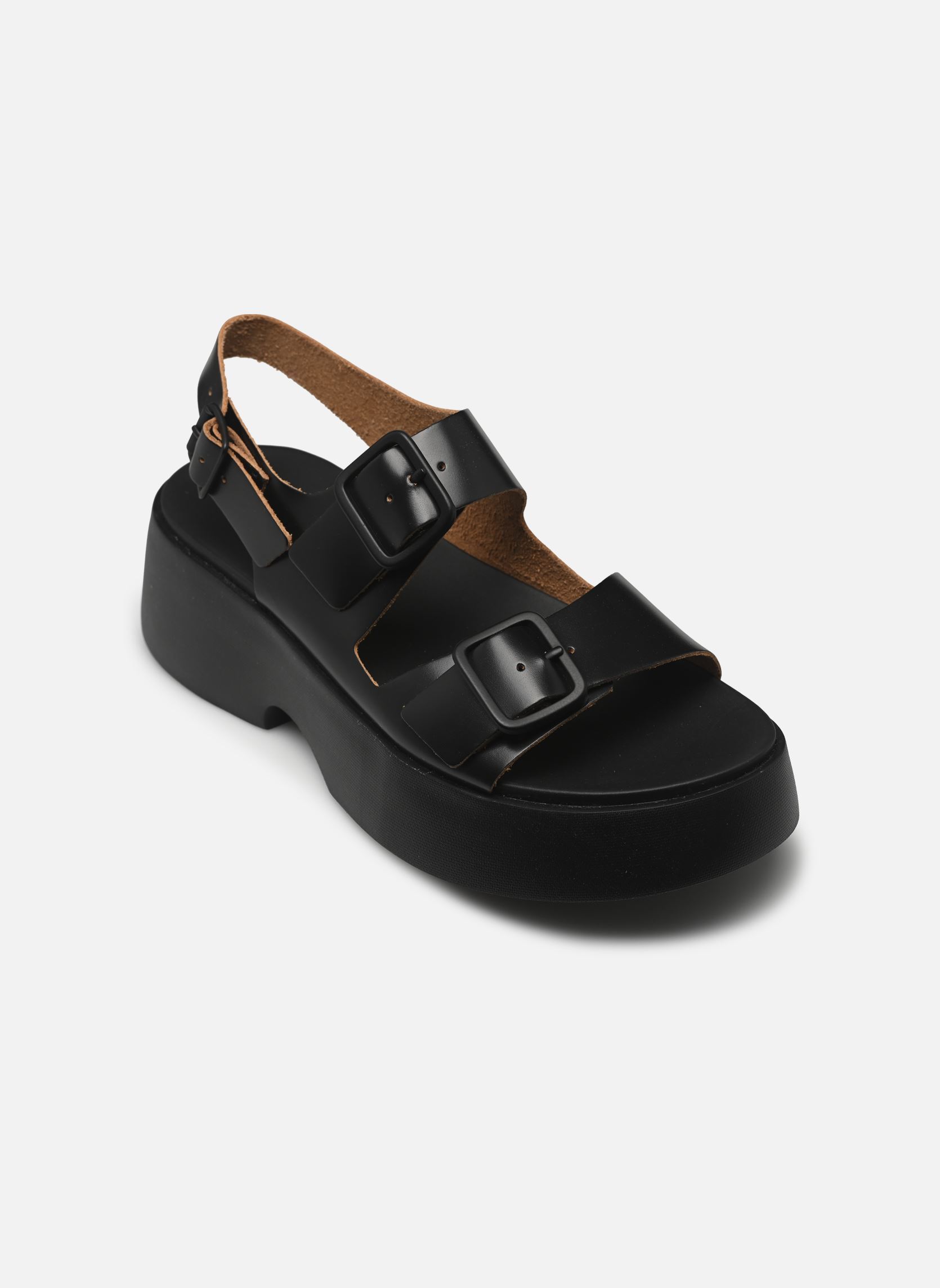 Sandales compensées et plateformes Tasha K201712 femme noir Camper Sandales compensées et plateformes Tasha K201712 femme noir BLACK