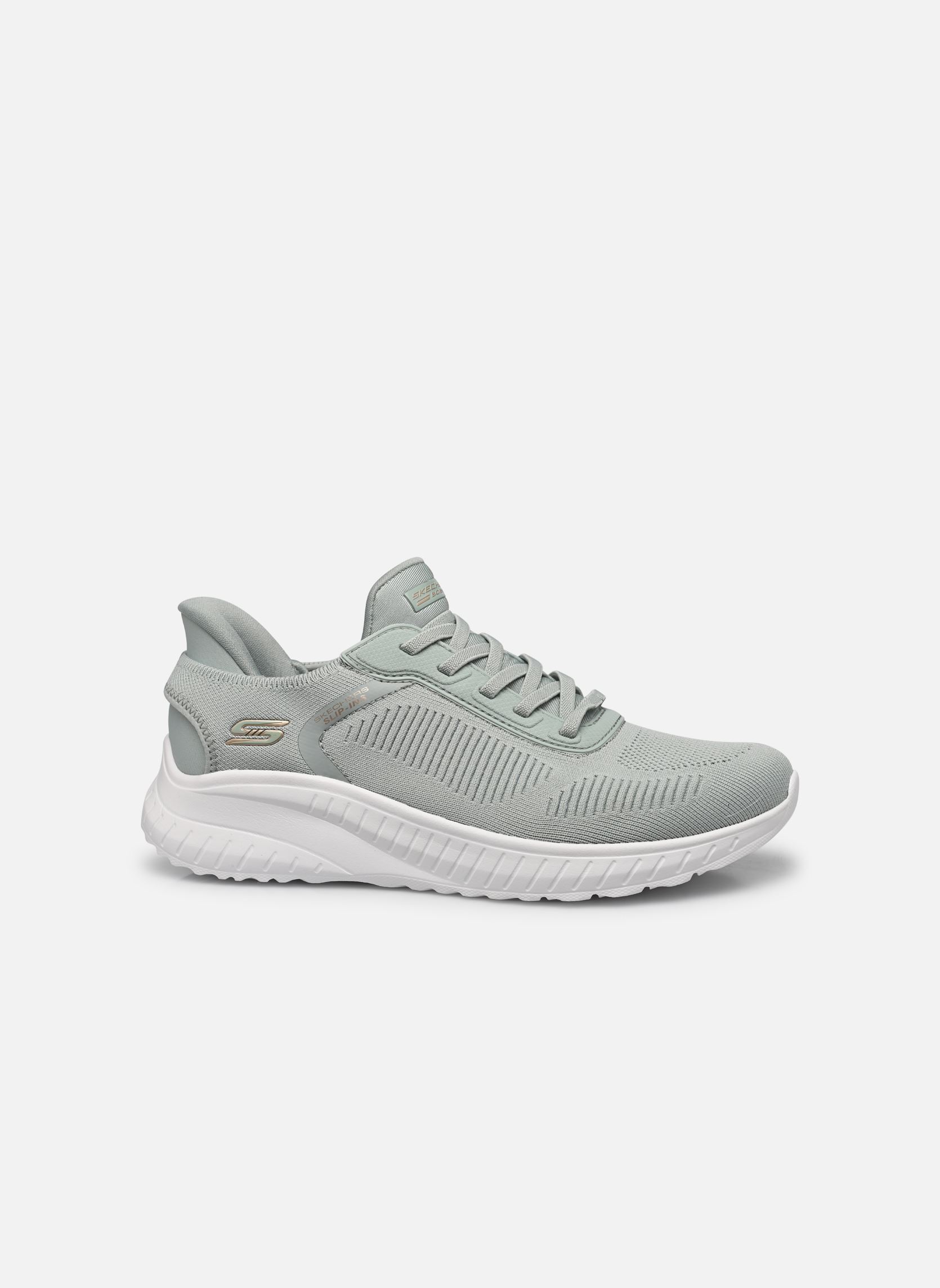 Sneaker SLIP-INS Bobs Squad Chaos - Current Muse damen grau Skechers Sneaker SLIP-INS Bobs Squad Chaos - Current Muse damen grau SAGE