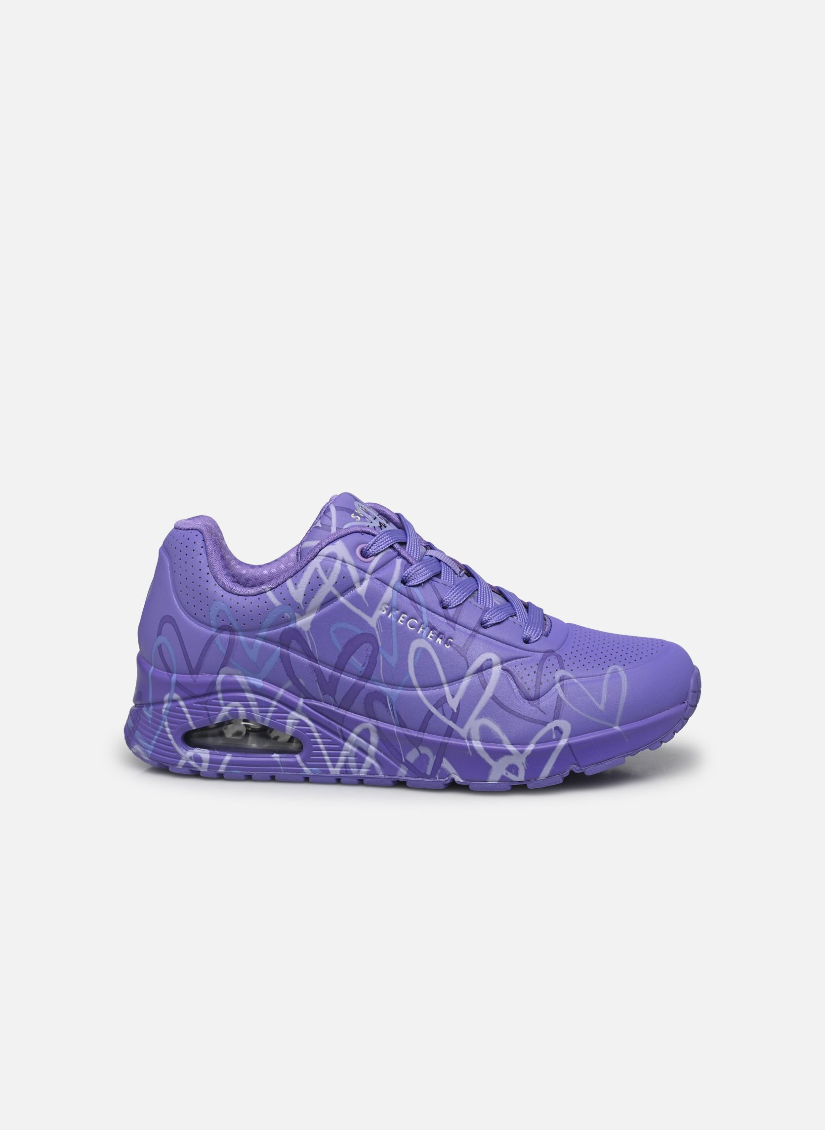 Baskets Uno-Spread The Love Goldcrown femme violet Skechers Baskets Uno-Spread The Love Goldcrown femme violet PUR